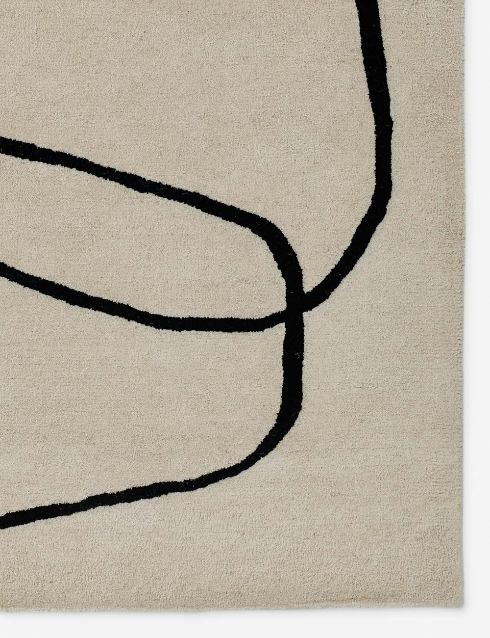 Shayla Hand-Tufted Wool Rug - White / 9' x 12'