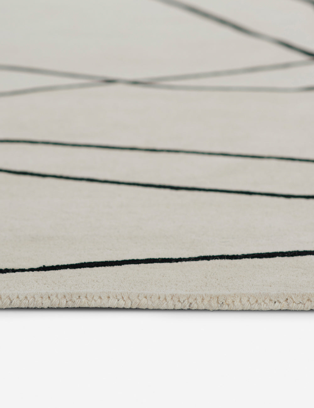 Shayla Hand-Tufted Wool Rug - White / 9' x 12'