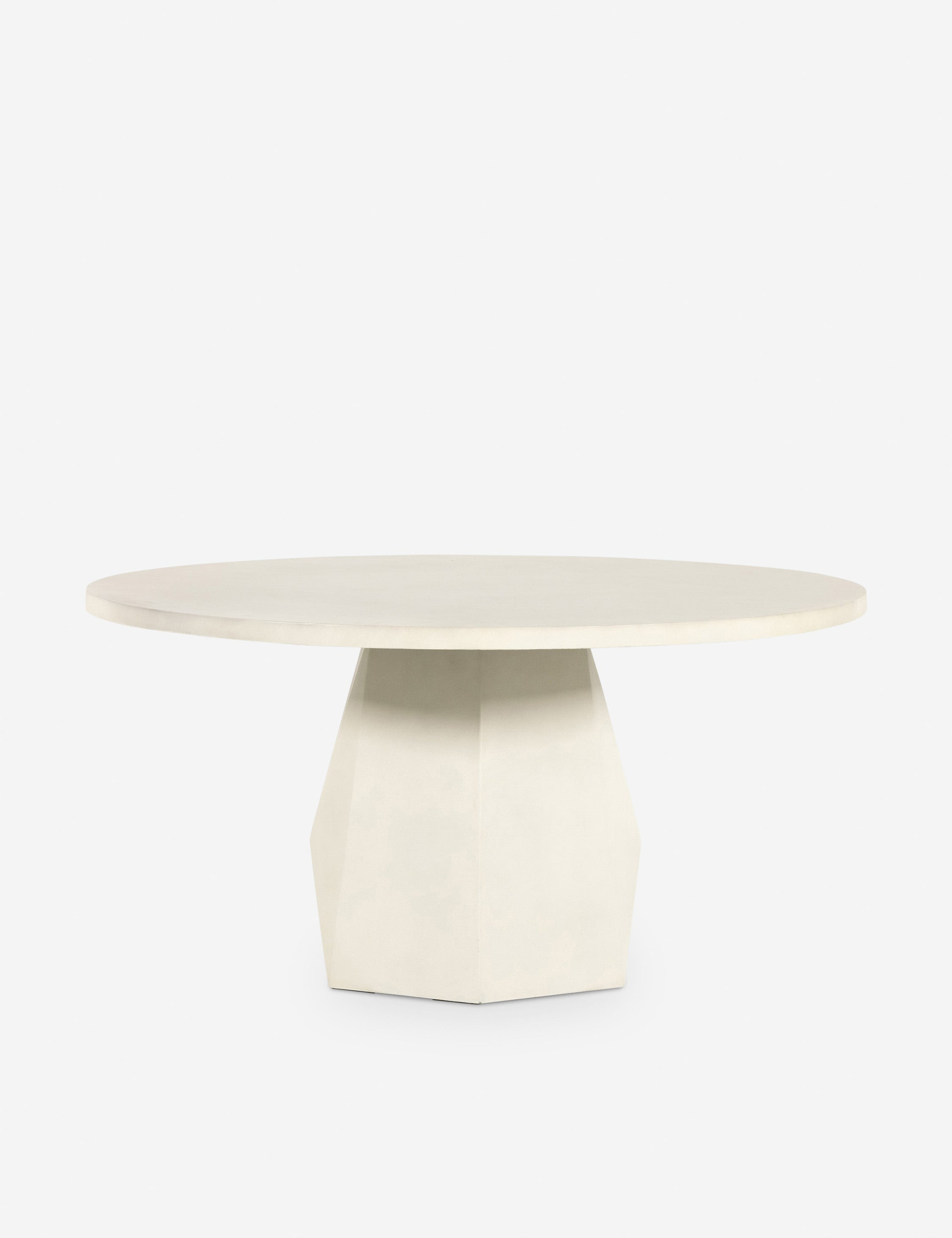 Schuller Indoor / Outdoor Round Dining Table - White