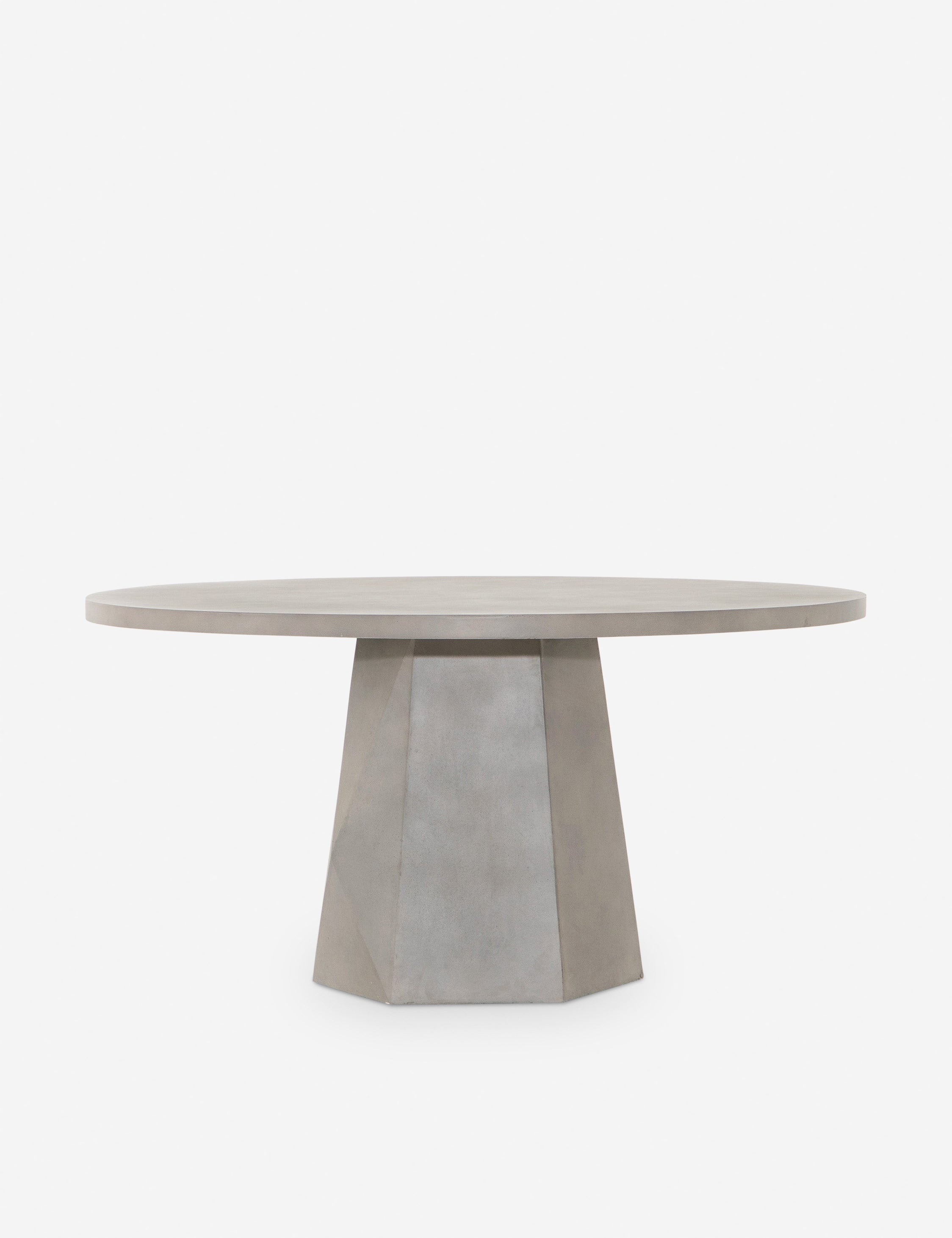Schuller Indoor / Outdoor Round Dining Table - Gray