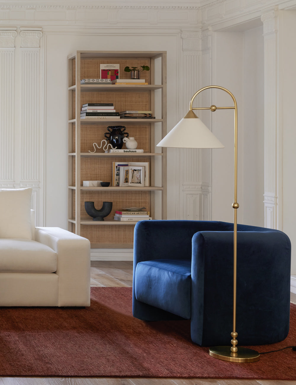 Talise Floor Lamp - Brass