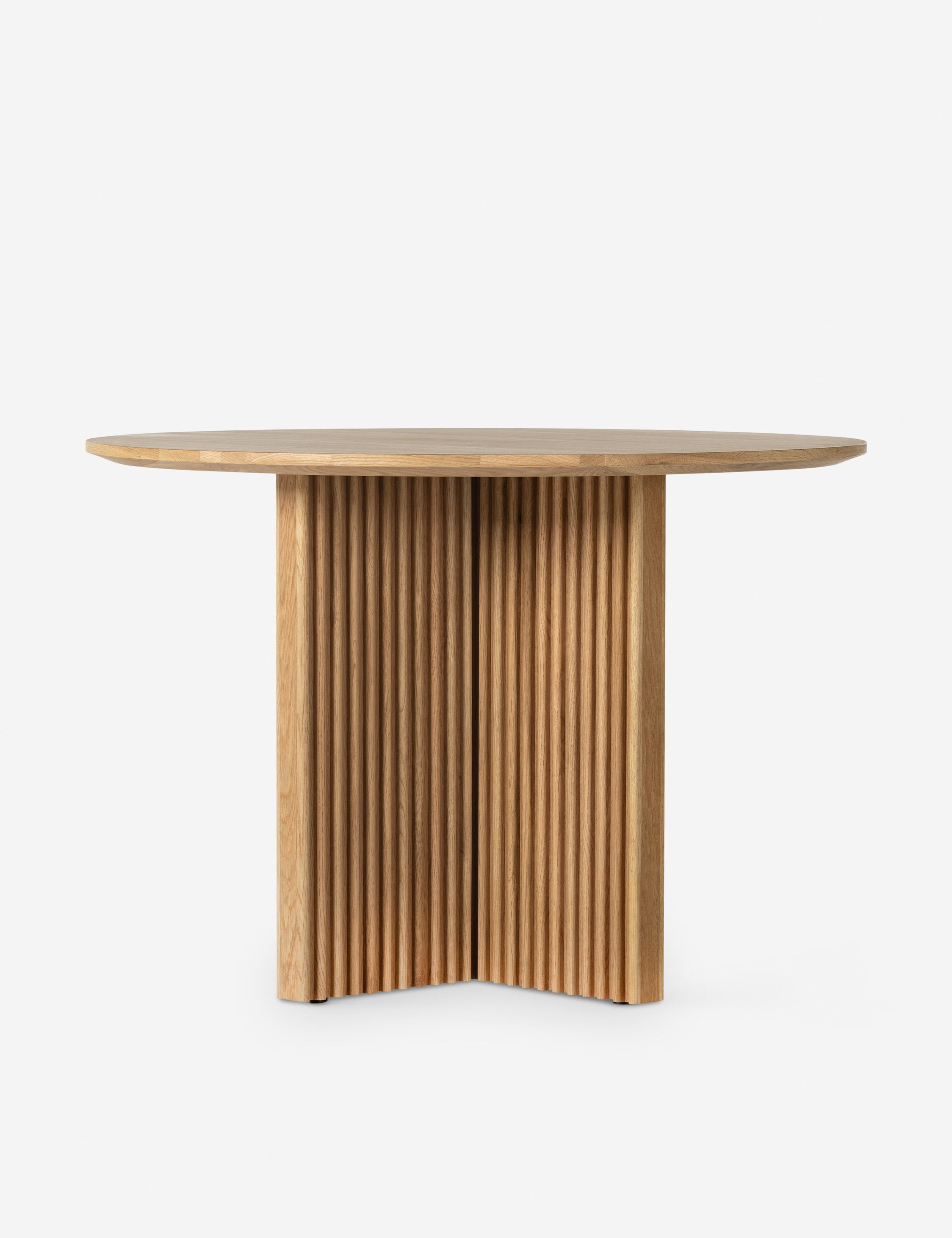 Sekani Round Dining Table - Oak