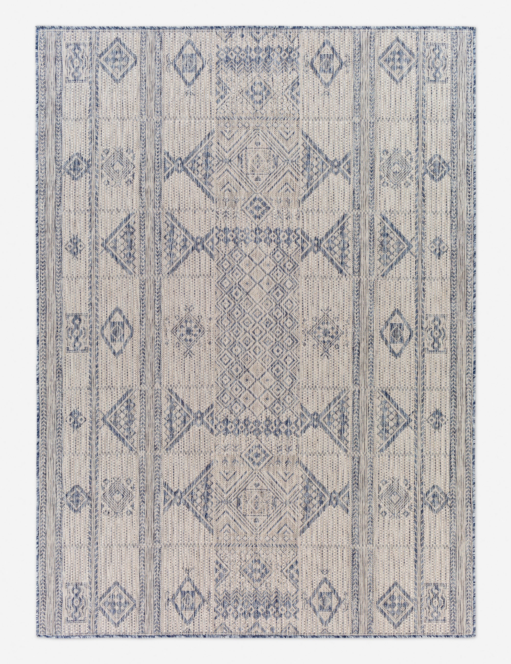 Yamina Indoor / Outdoor Rug - Blue / 5'3" x 7'
