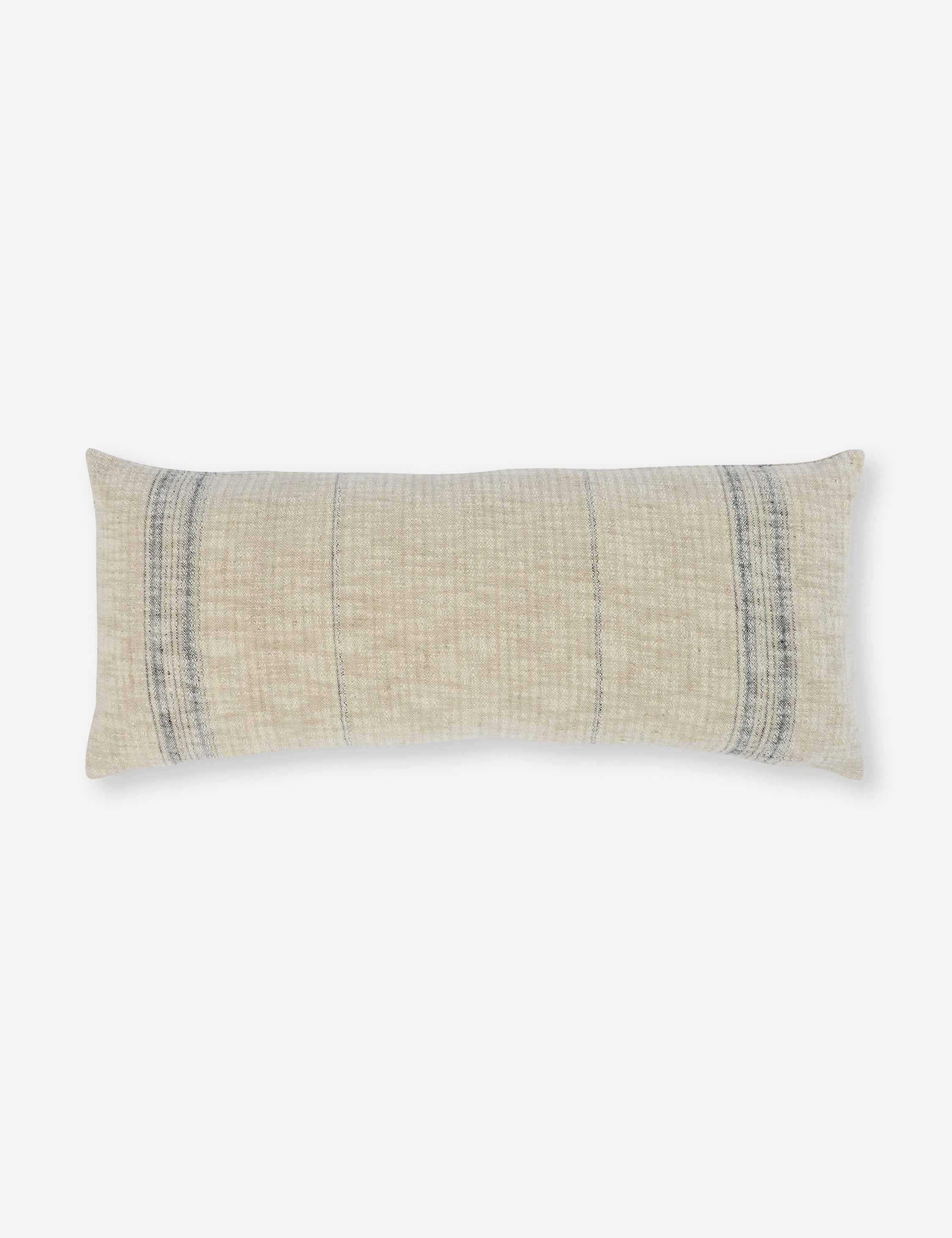 Lamina Pillow - Natural and Black / 16" x 36"
