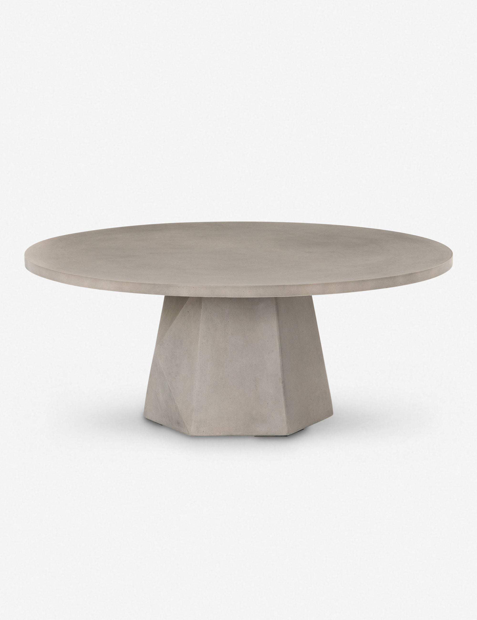 Schuller Indoor / Outdoor Round Coffee Table - Gray