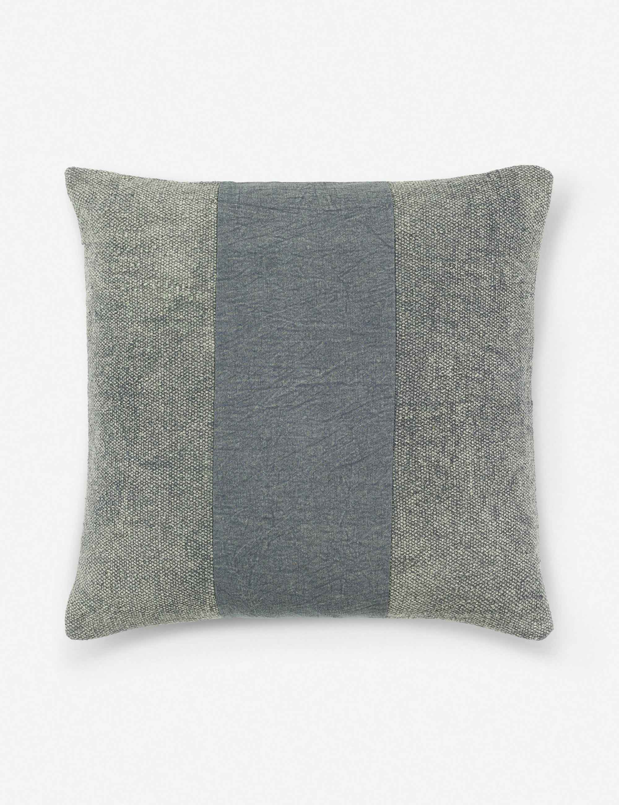 Angie Pillow - Gray / 20" x 20" / Polyester