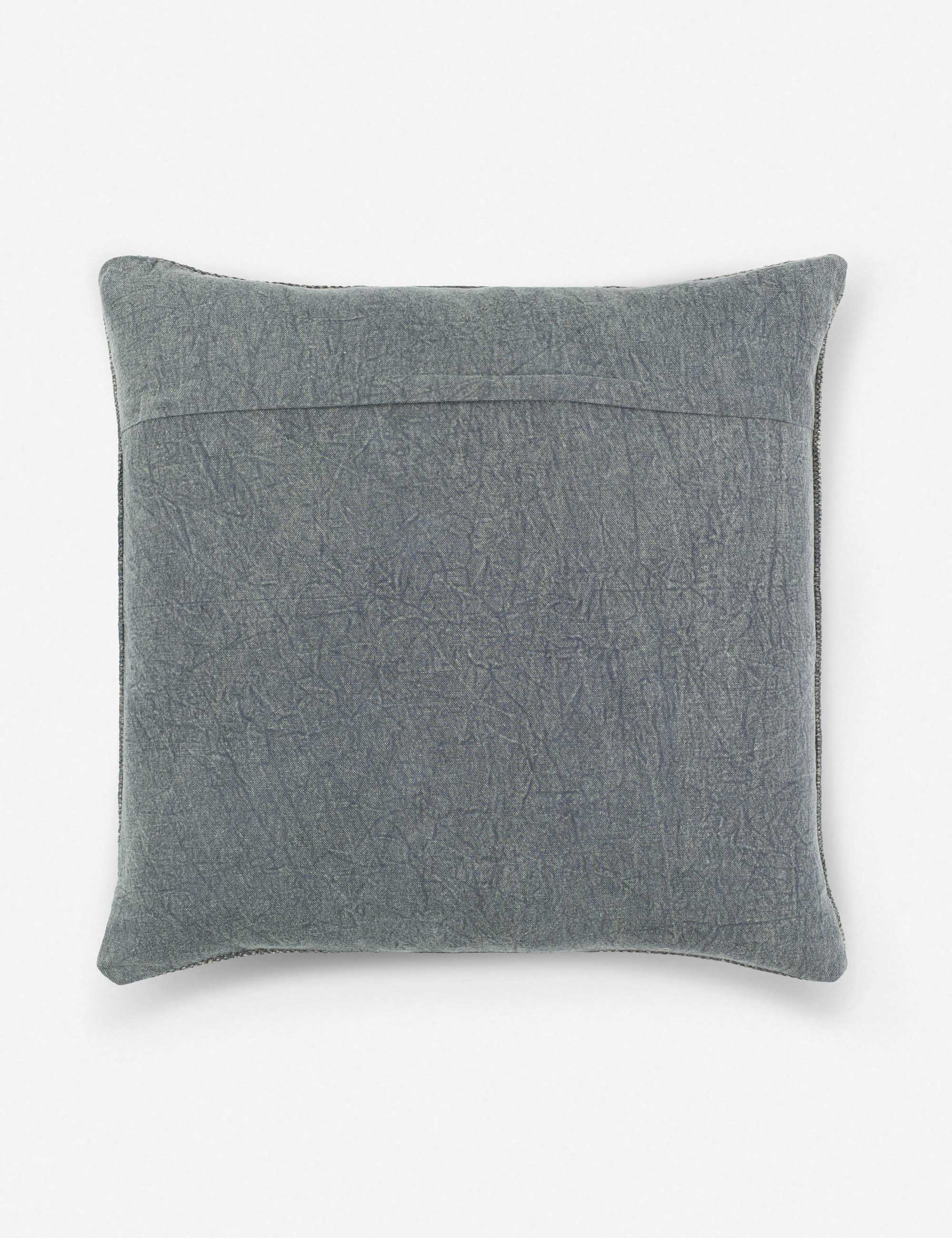 Angie Pillow - Gray / 20" x 20" / Polyester