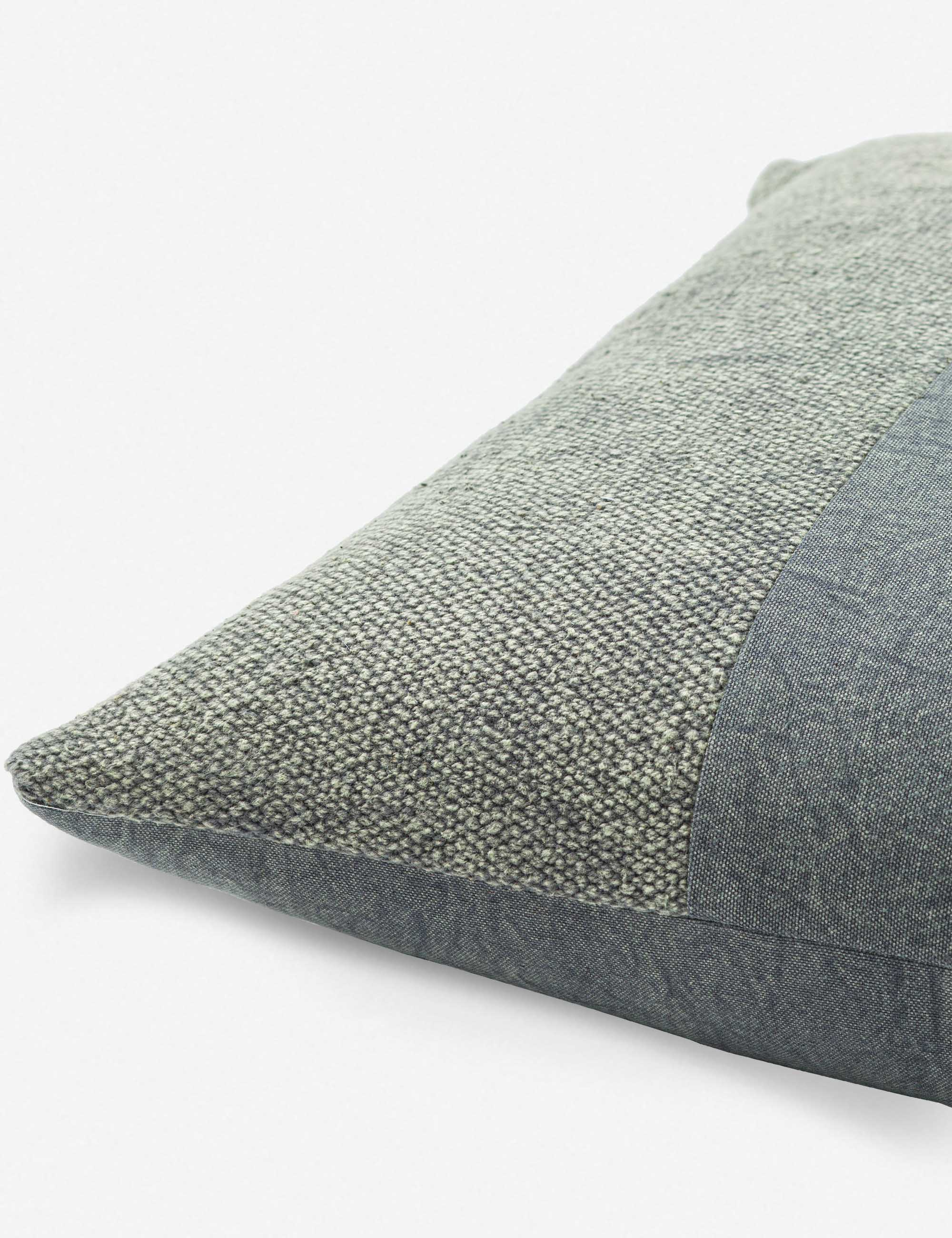 Angie Pillow - Gray / 20" x 20" / Polyester