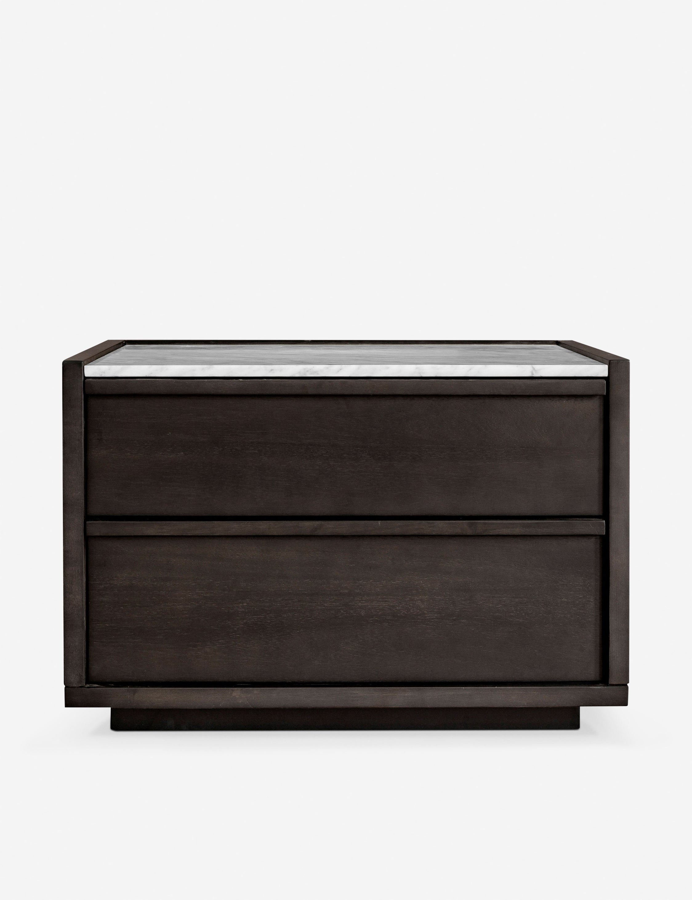 Onna Nightstand - Dark Acacia