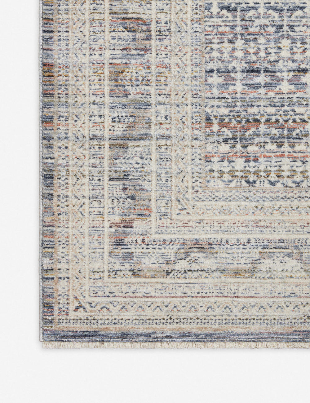 Zuma Rug by Amber Lewis x Loloi - Ocean and Multicolor / 2'7" x 12' Runner