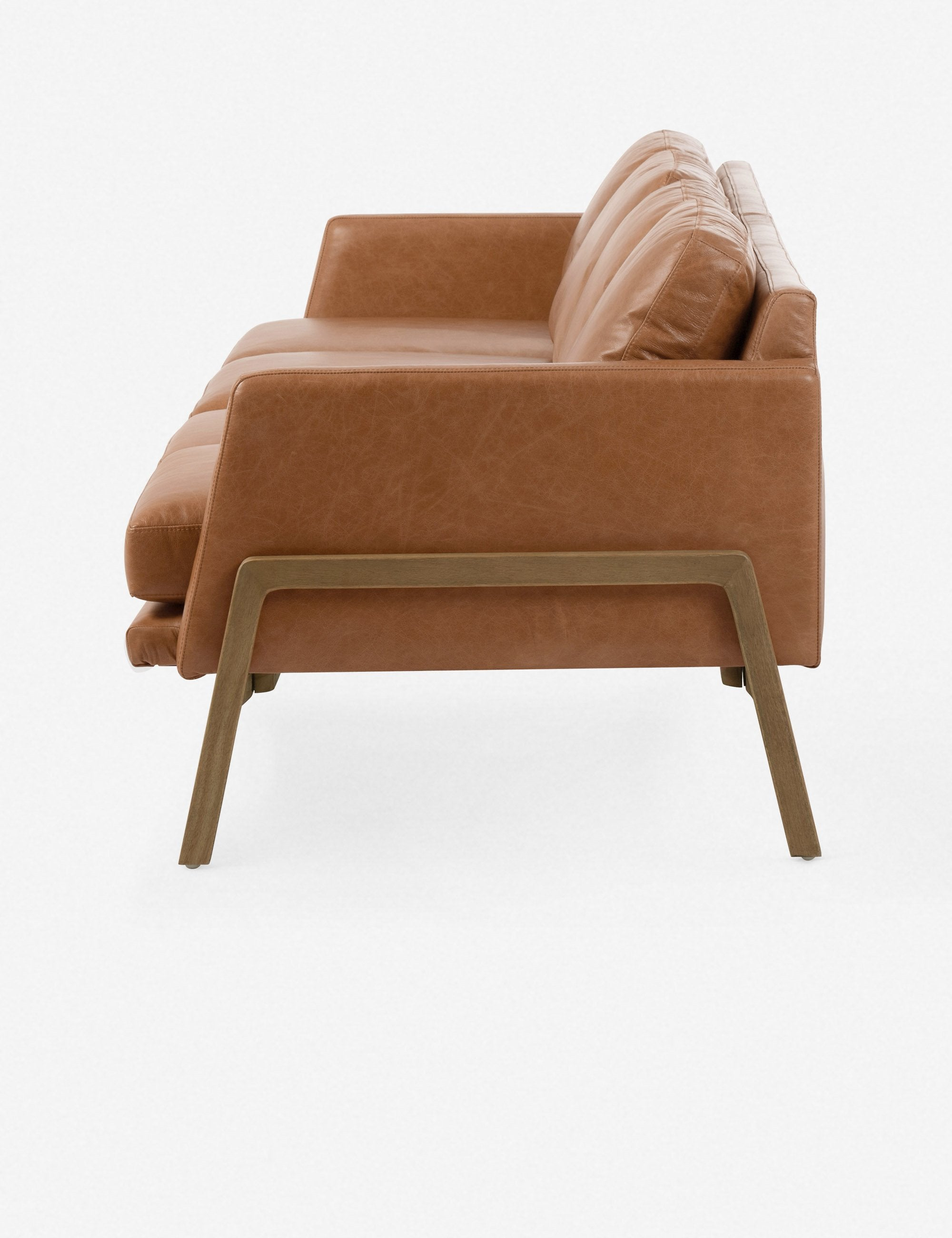 Afton Sofa - Tan Leather