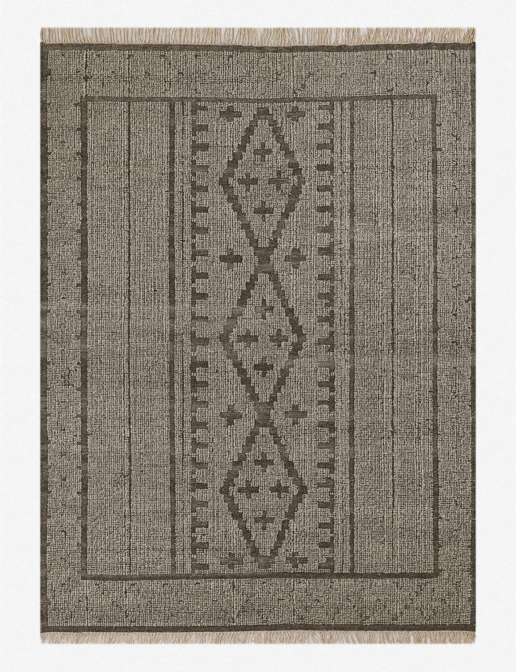 Journee Handwoven Wool Rug - 5' x 8'