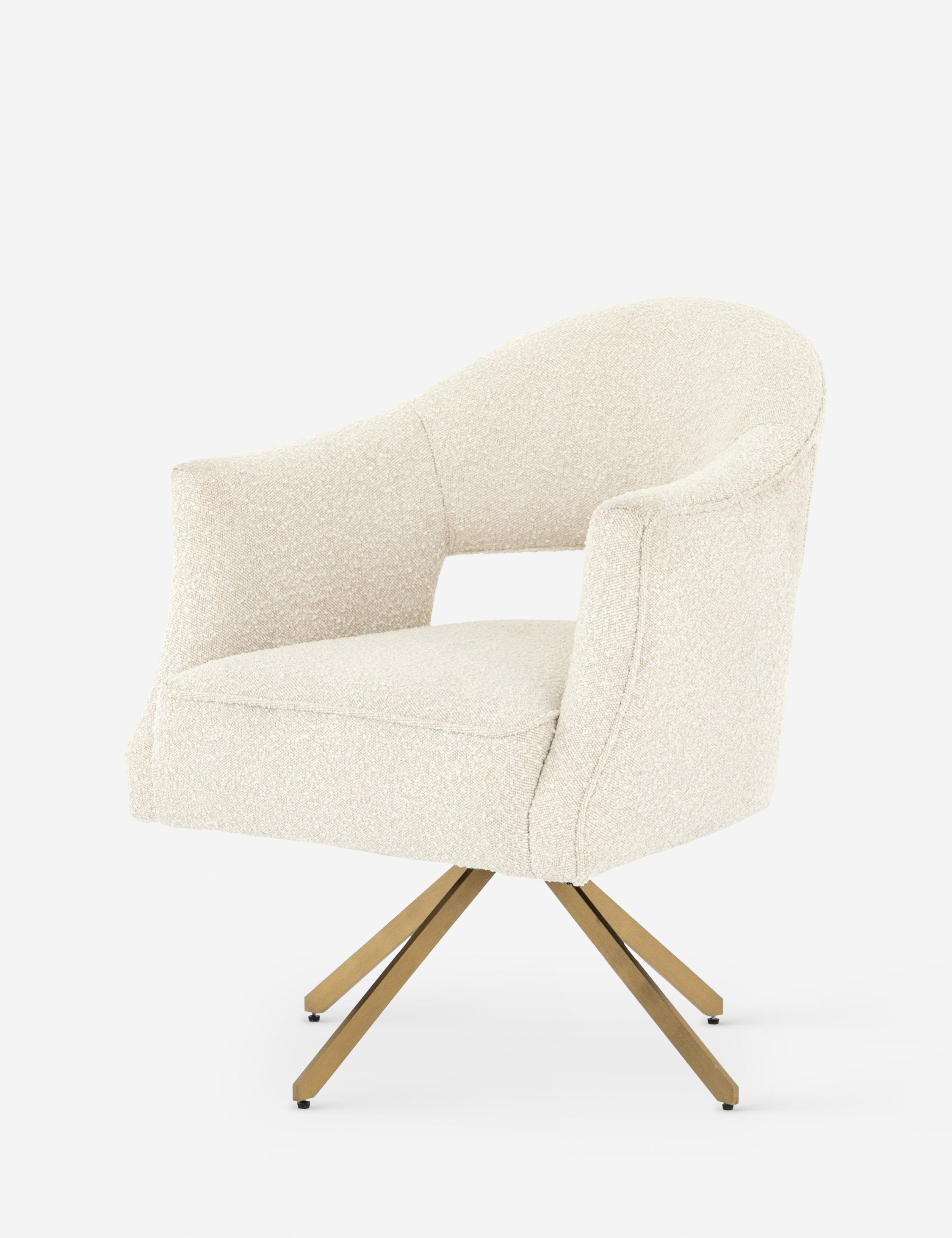 Amaris Office Chair - Natural Boucle