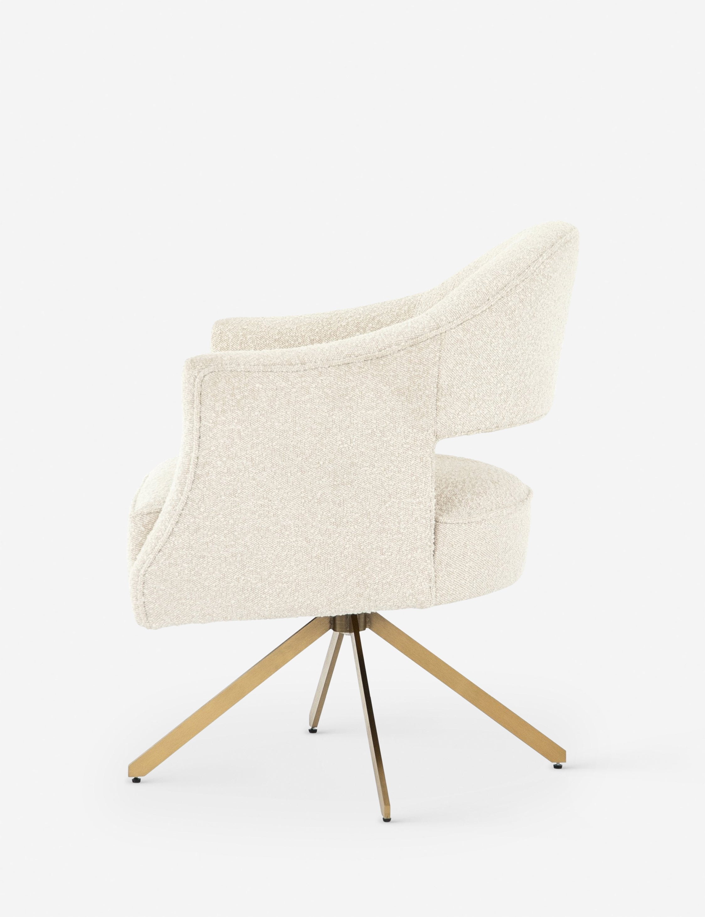 Amaris Office Chair - Natural Boucle