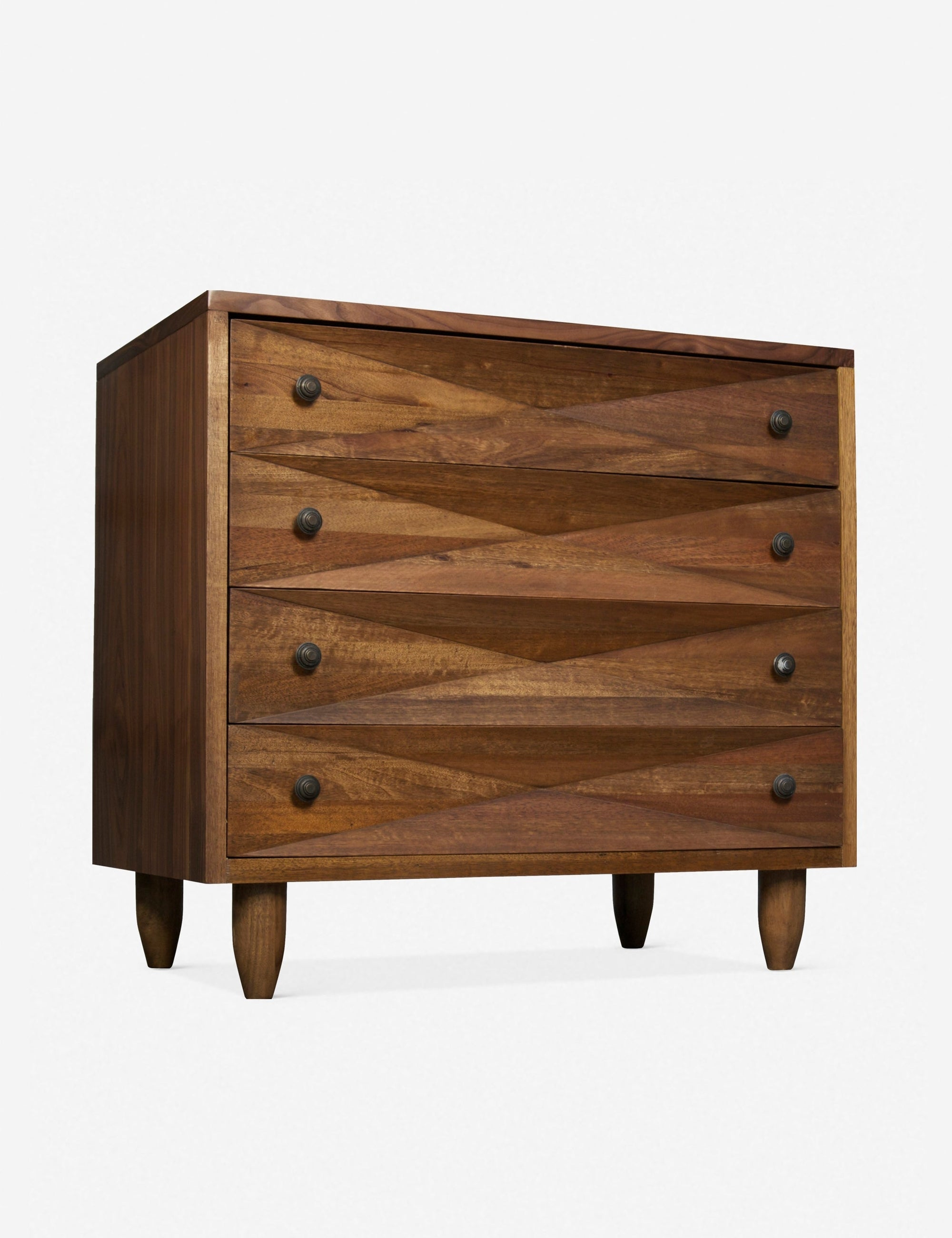 Sen 4-Drawer Dresser - Dark Walnut