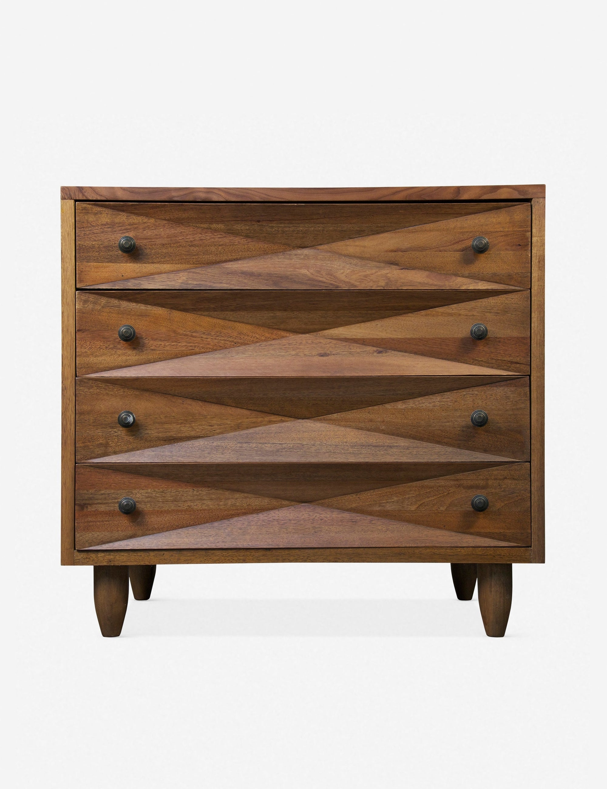 Sen 4-Drawer Dresser - Dark Walnut