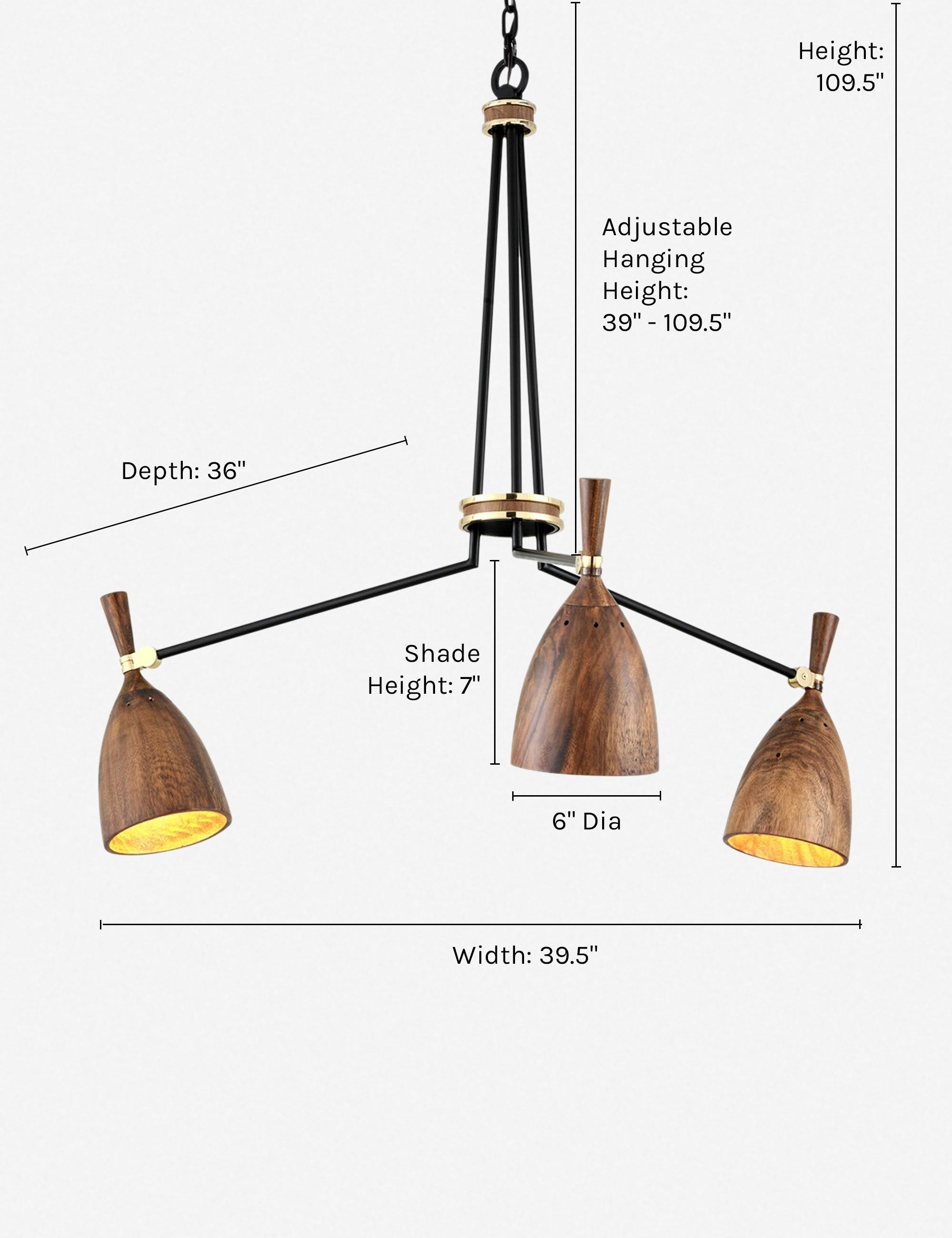 Utopia 3 - Light Sputnik Sphere LED Chandelier