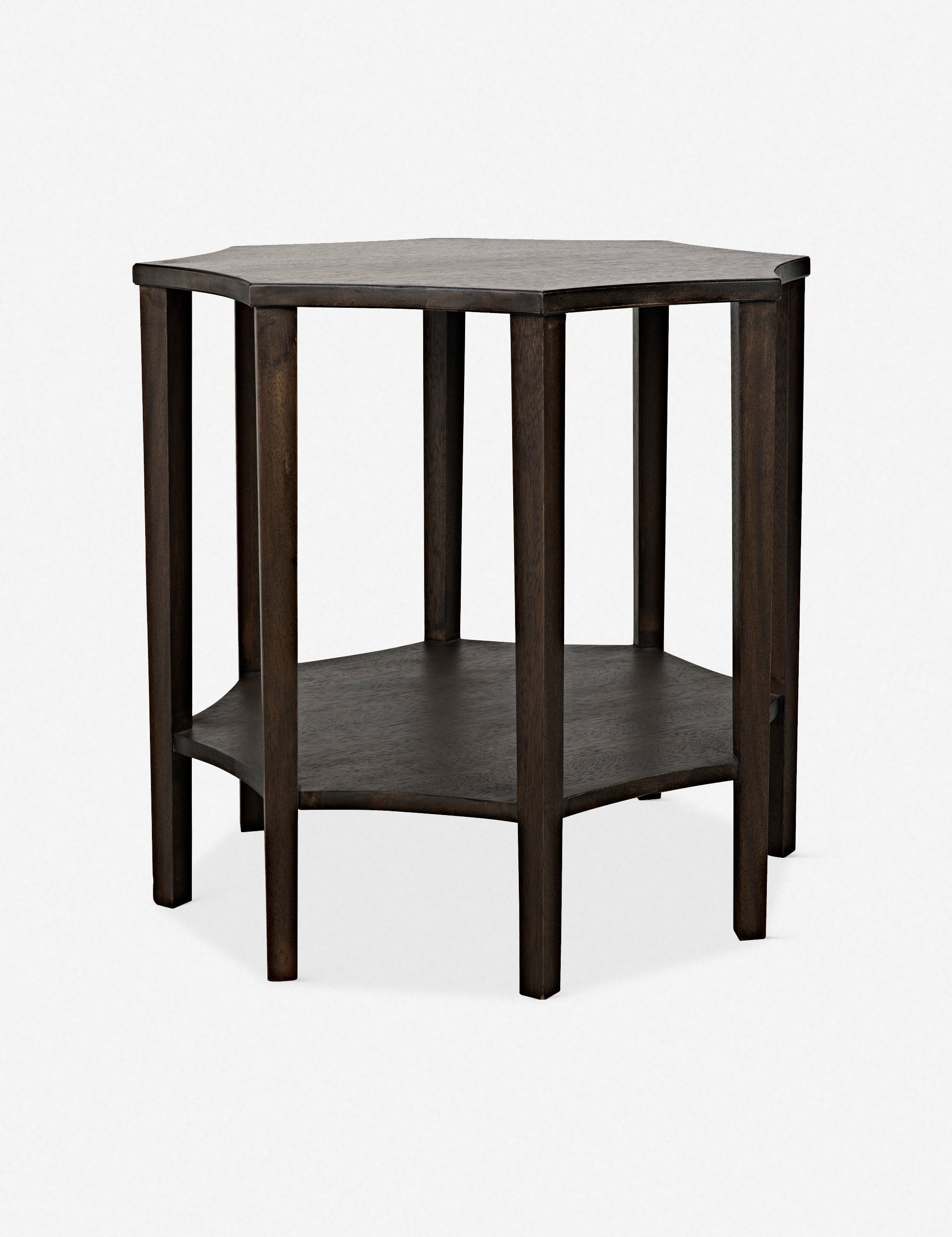 Ivone Side Table - Ebony Walnut