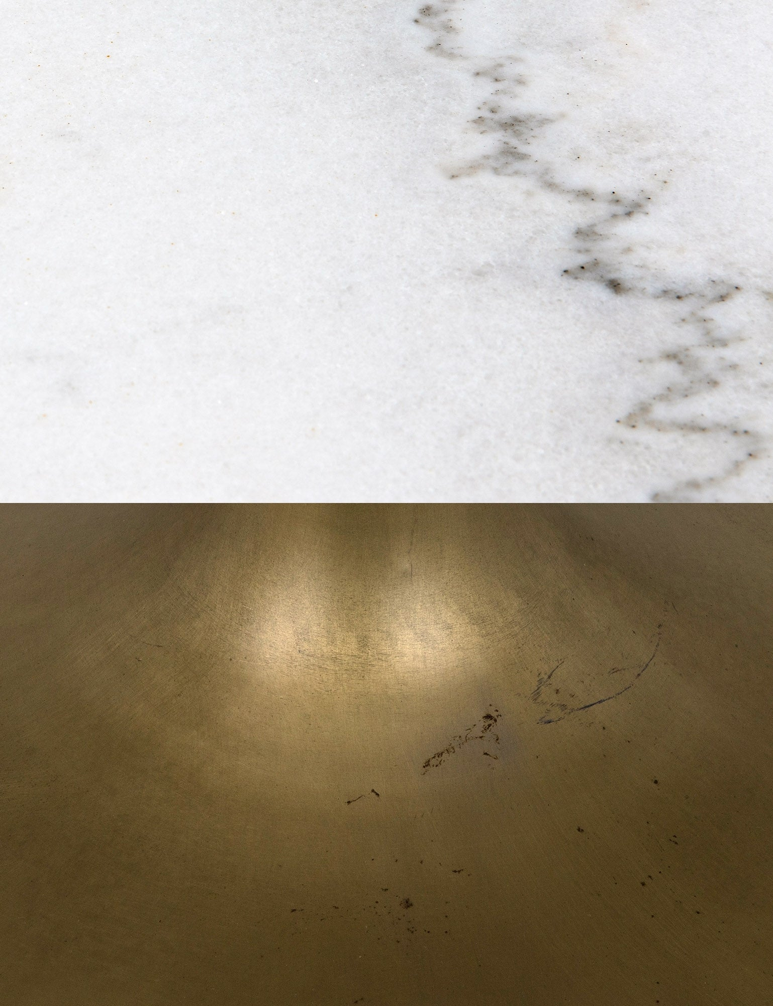 Lillia Round Dining Table - Gold / Diameter 36" x 29"