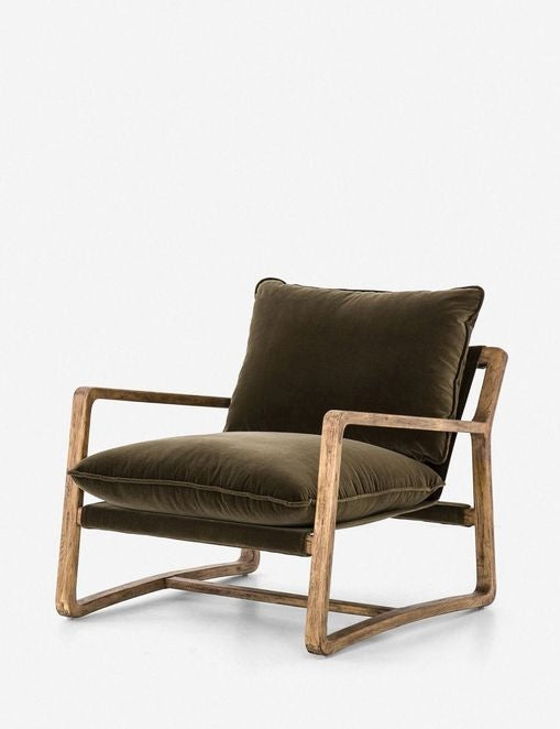 Krista Accent Chair - Olive Green