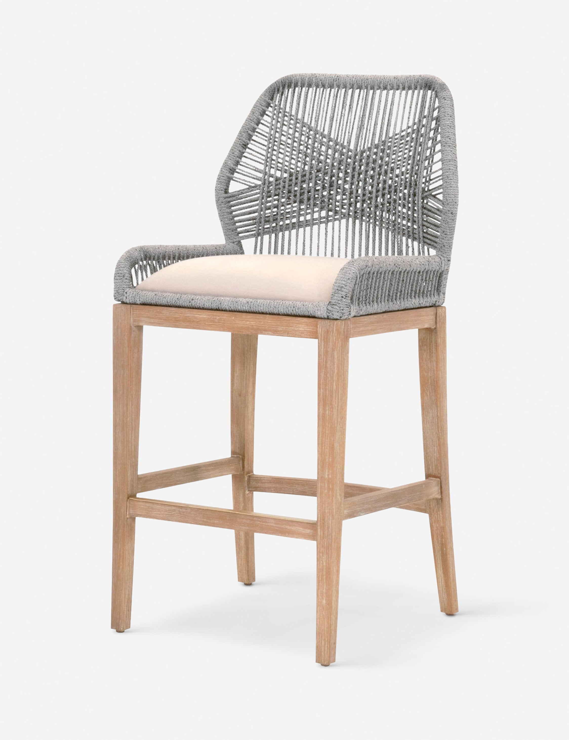 London Indoor / Outdoor Bar Stool - Platinum