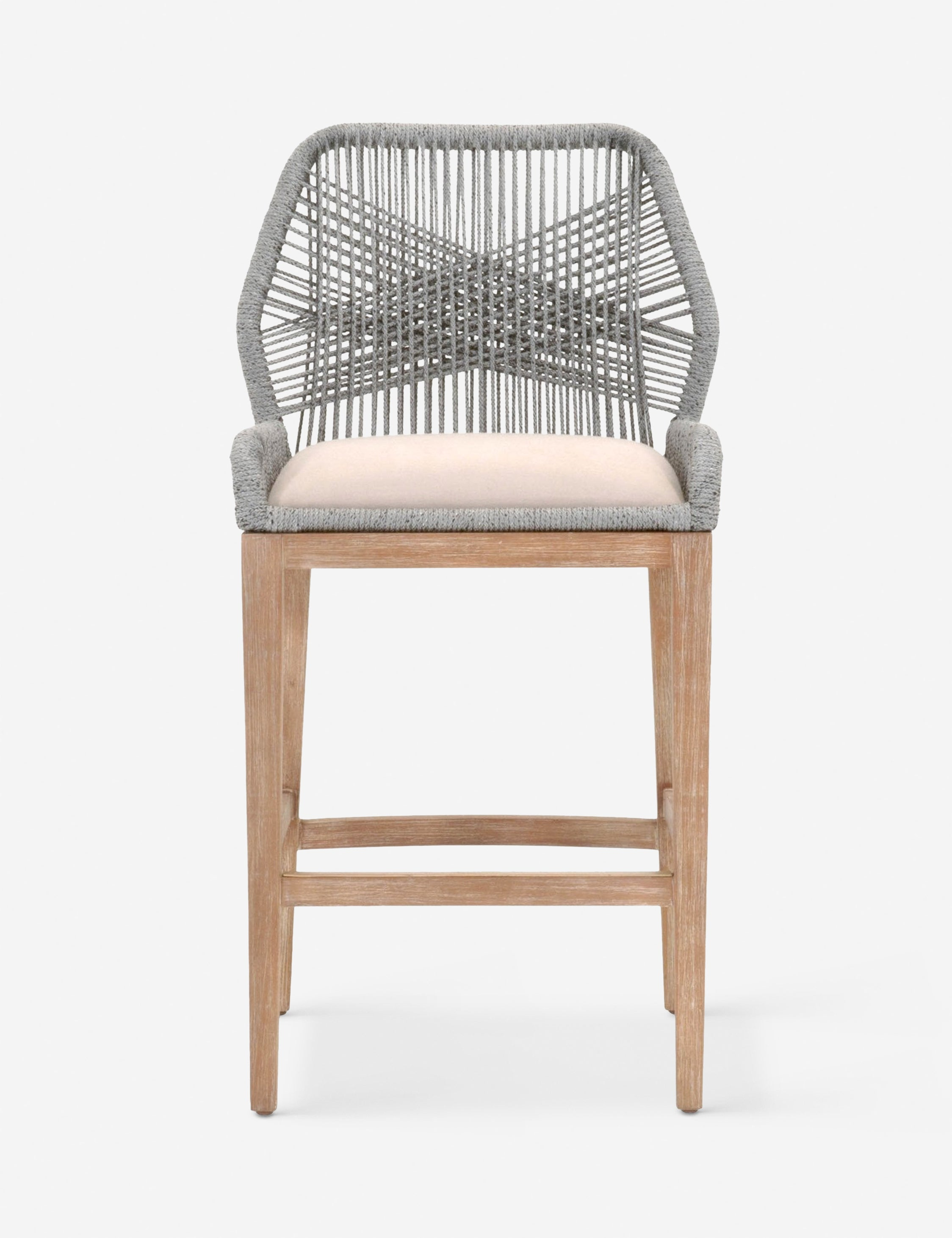 London Indoor / Outdoor Bar Stool - Platinum