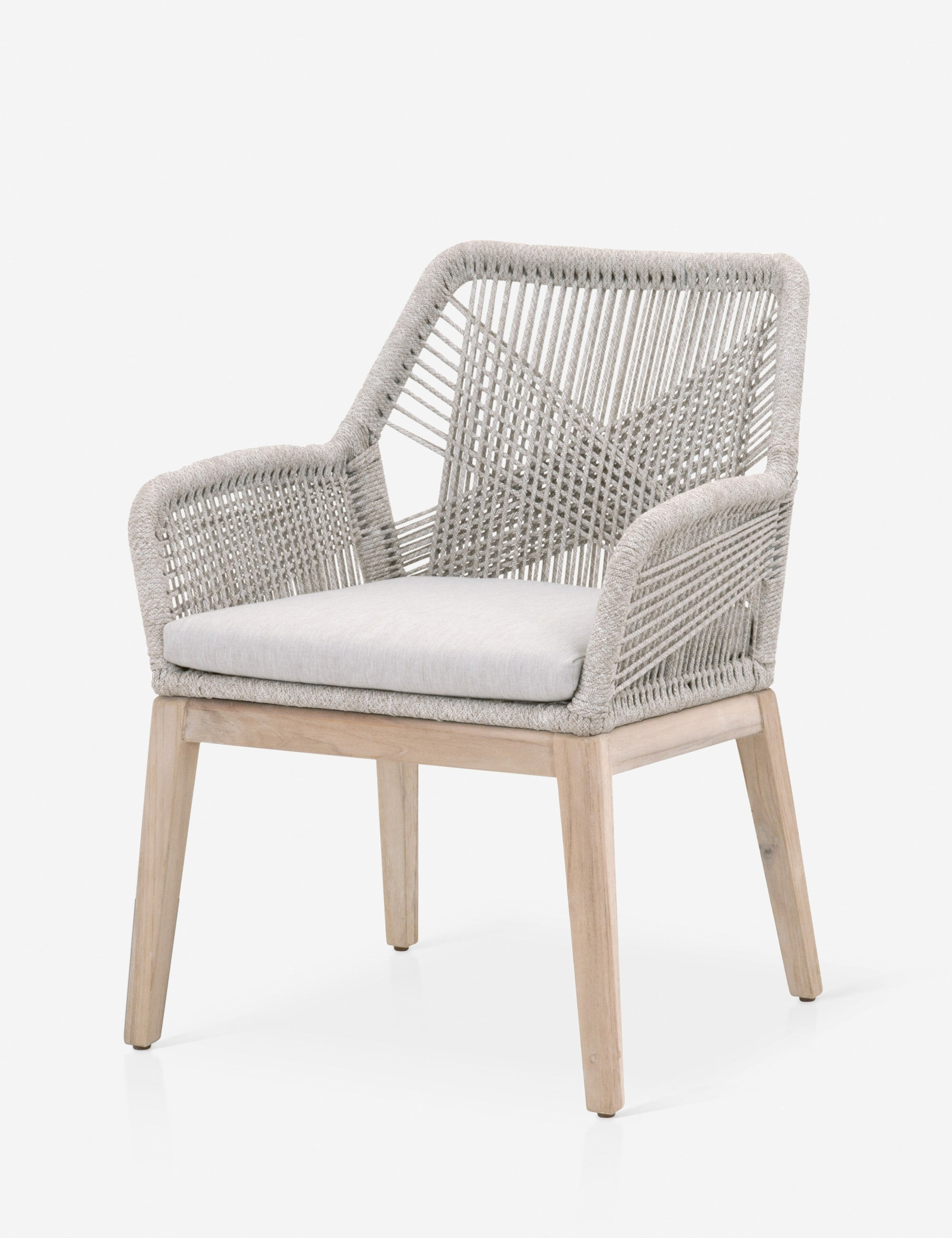 London Indoor / Outdoor Dining Arm Chair - Taupe