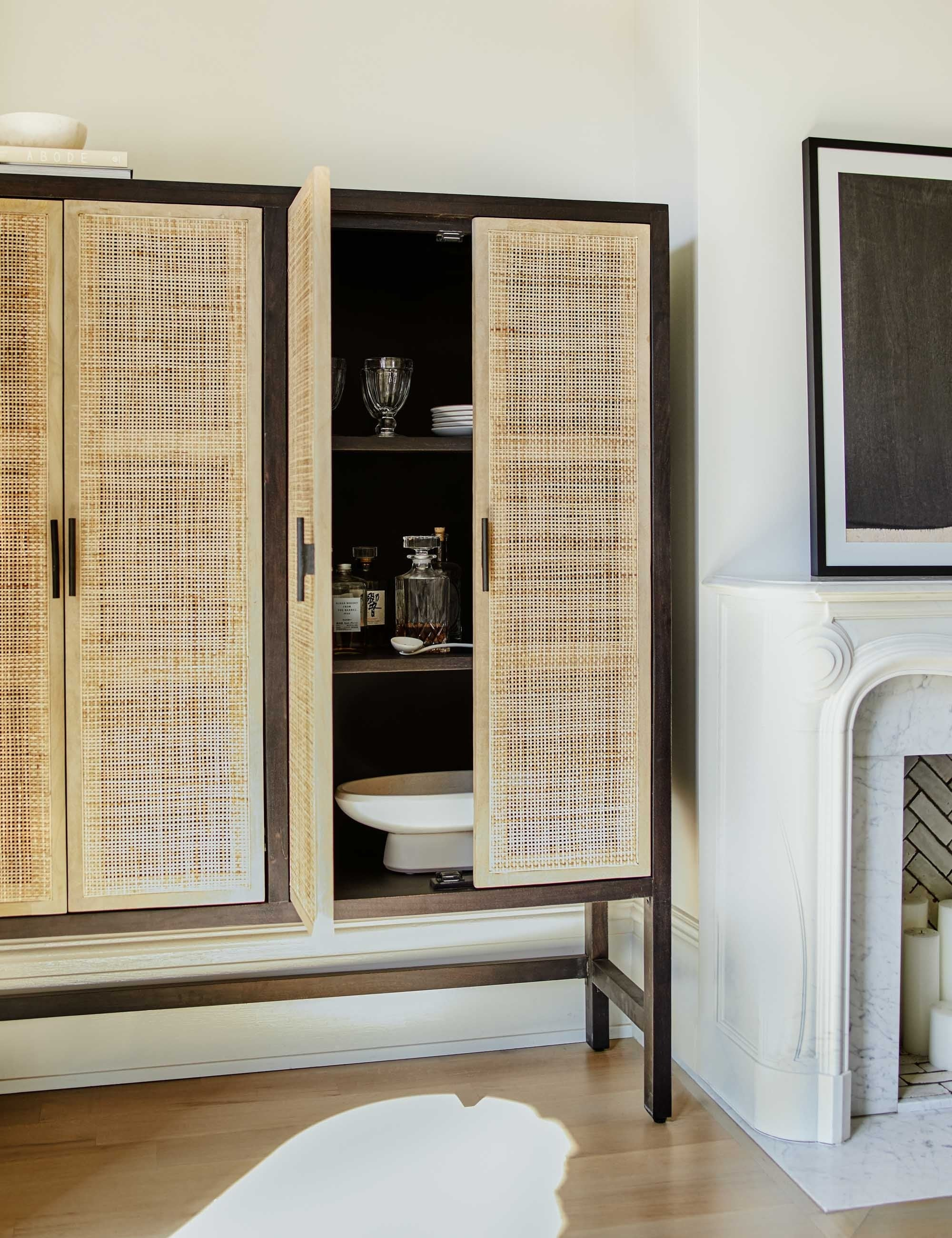 Hannah Cabinet - Black and Natural