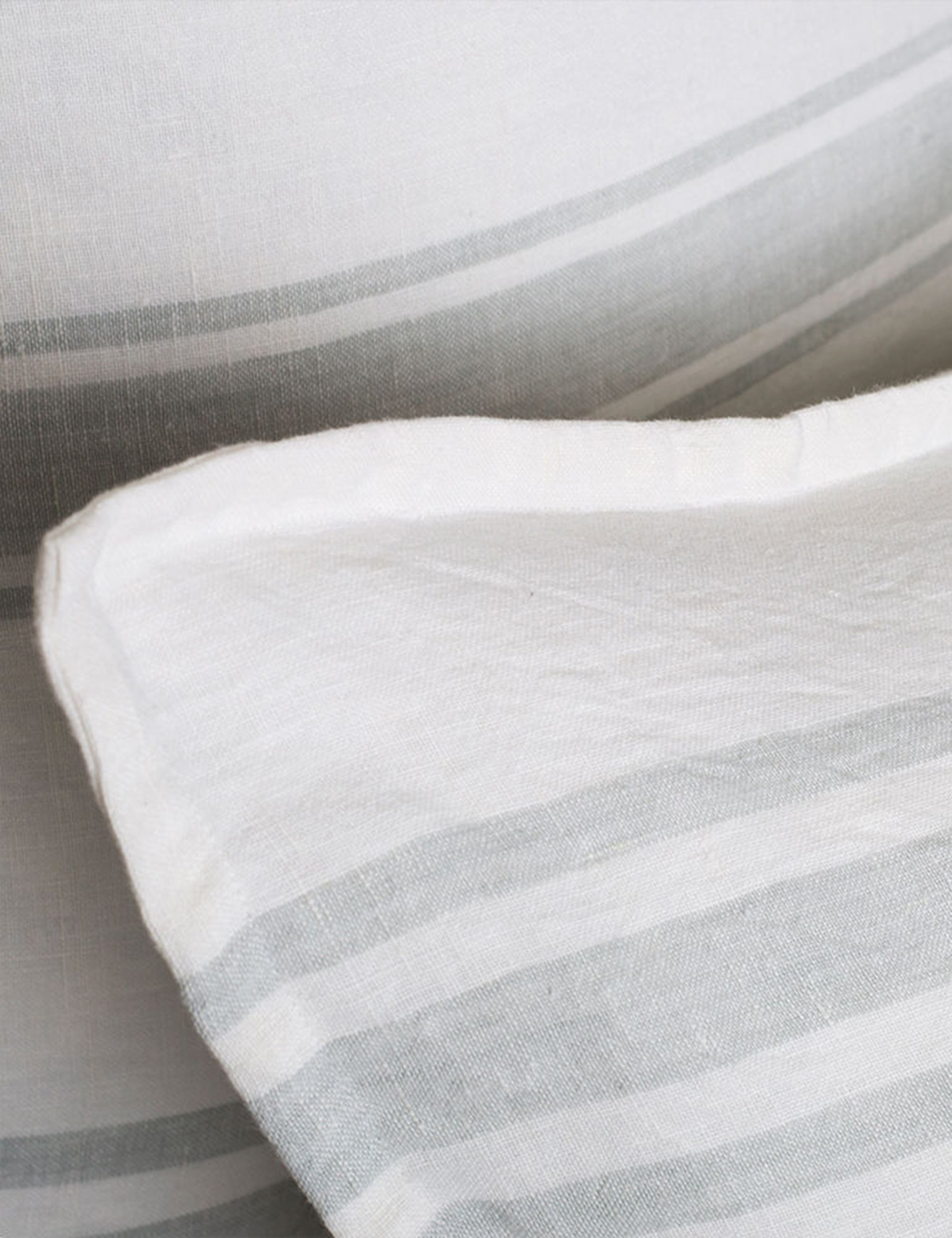 Jackson Sham by Pom Pom at Home - White and Ocean / Standard