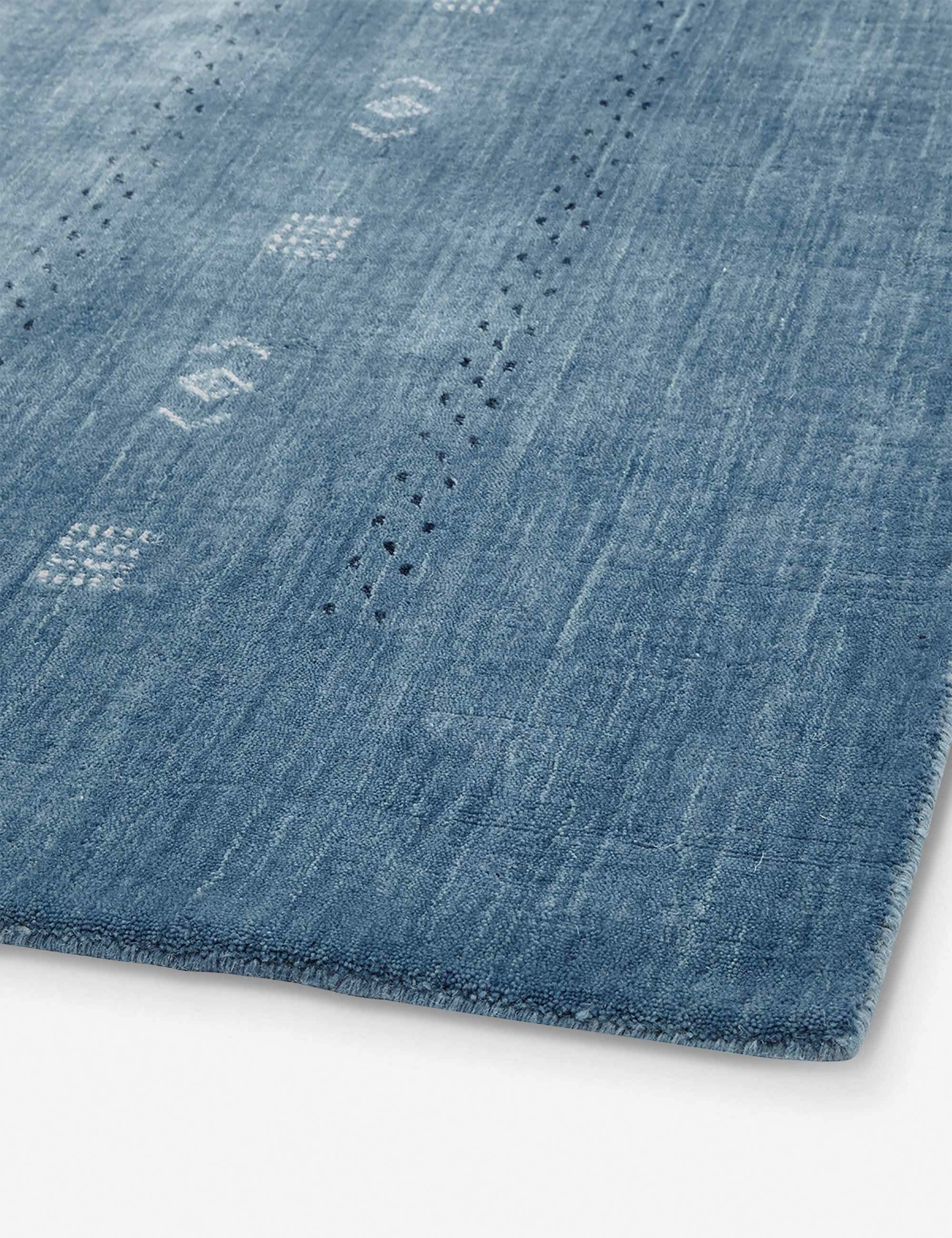 Cyrena Hand-Loomed Wool Rug - Sapphire / 9' x 12'