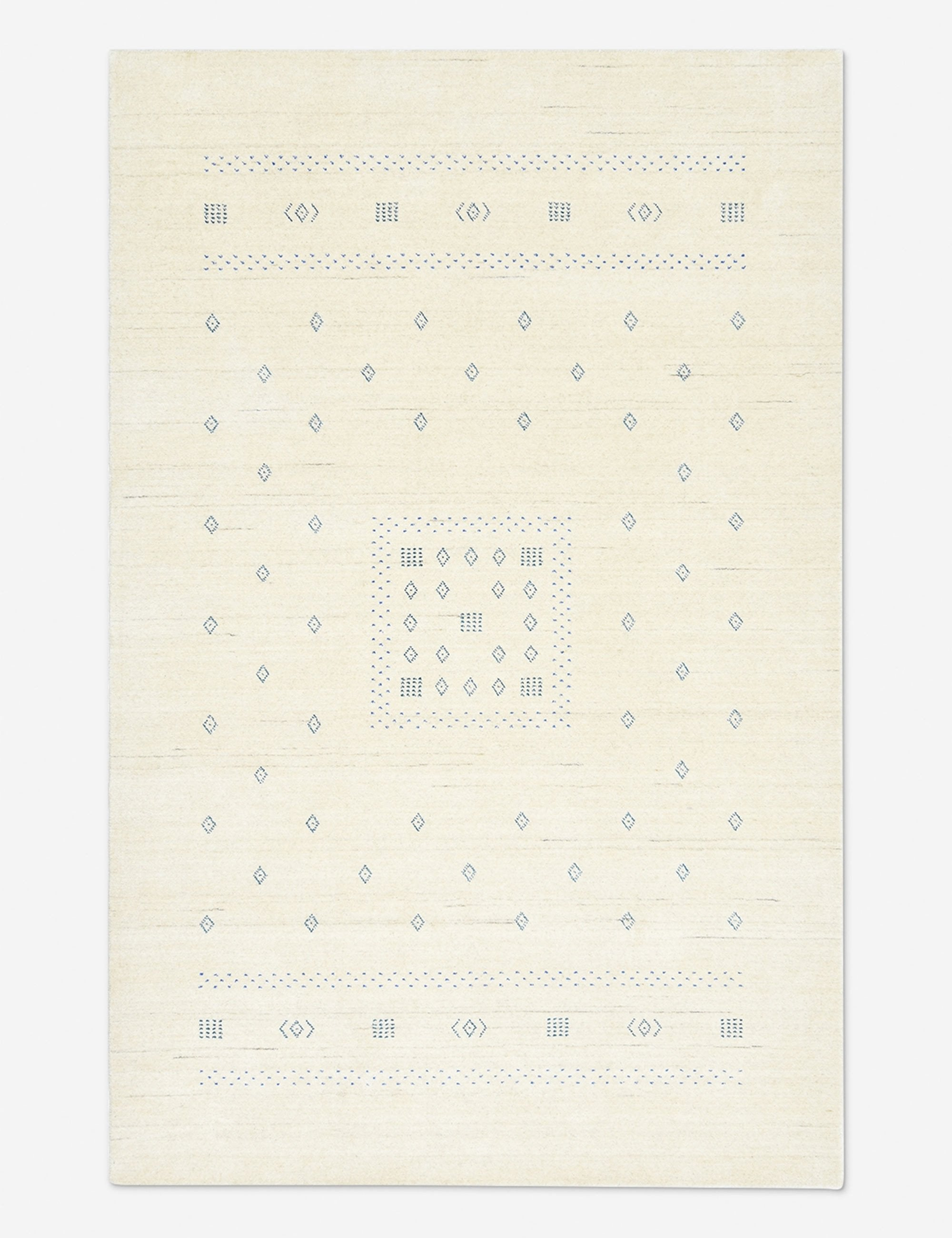 Cyrena Hand-Loomed Wool Rug - Ivory / 9' x 12'