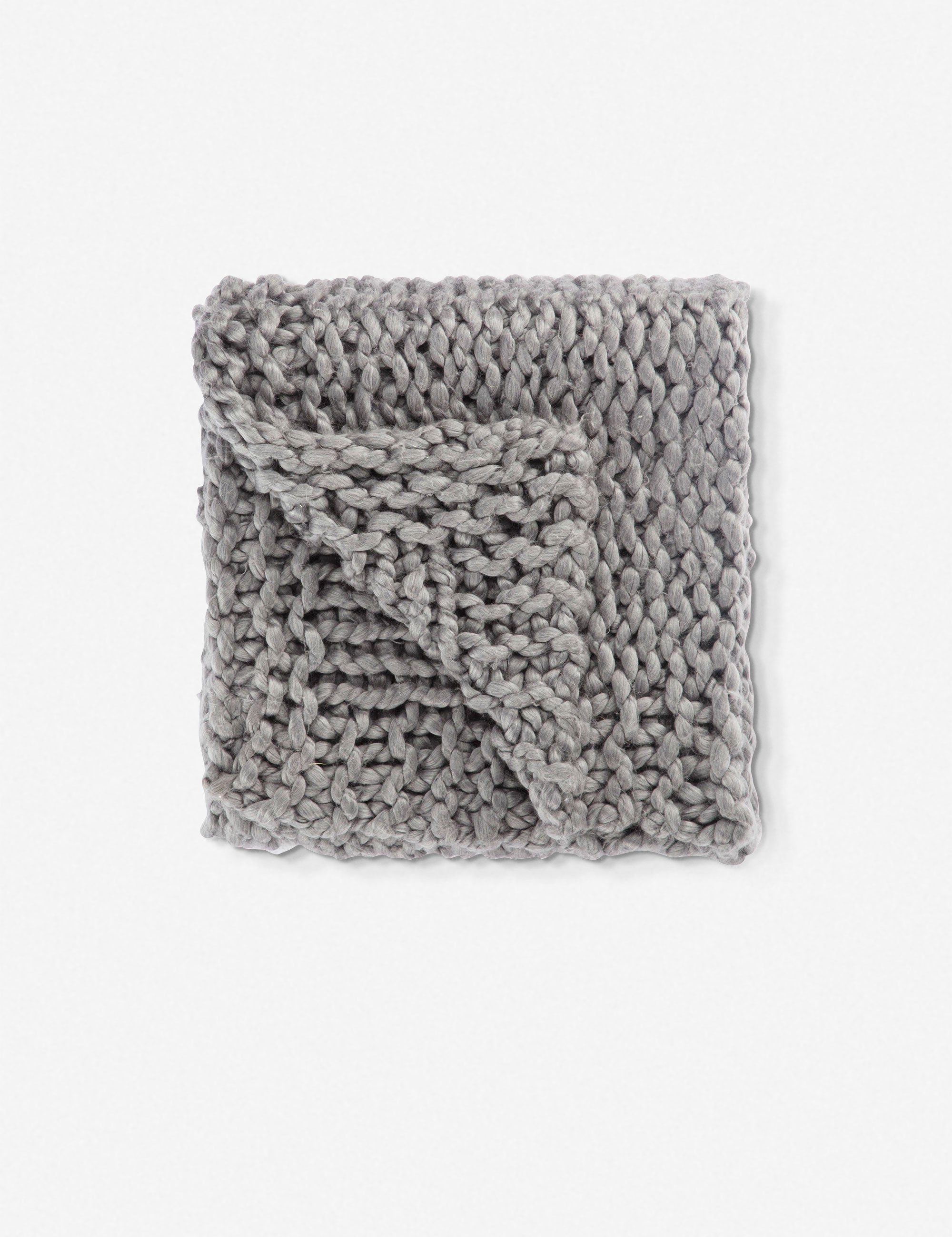 Sable Throw by Nikki Chu - Flint Gray