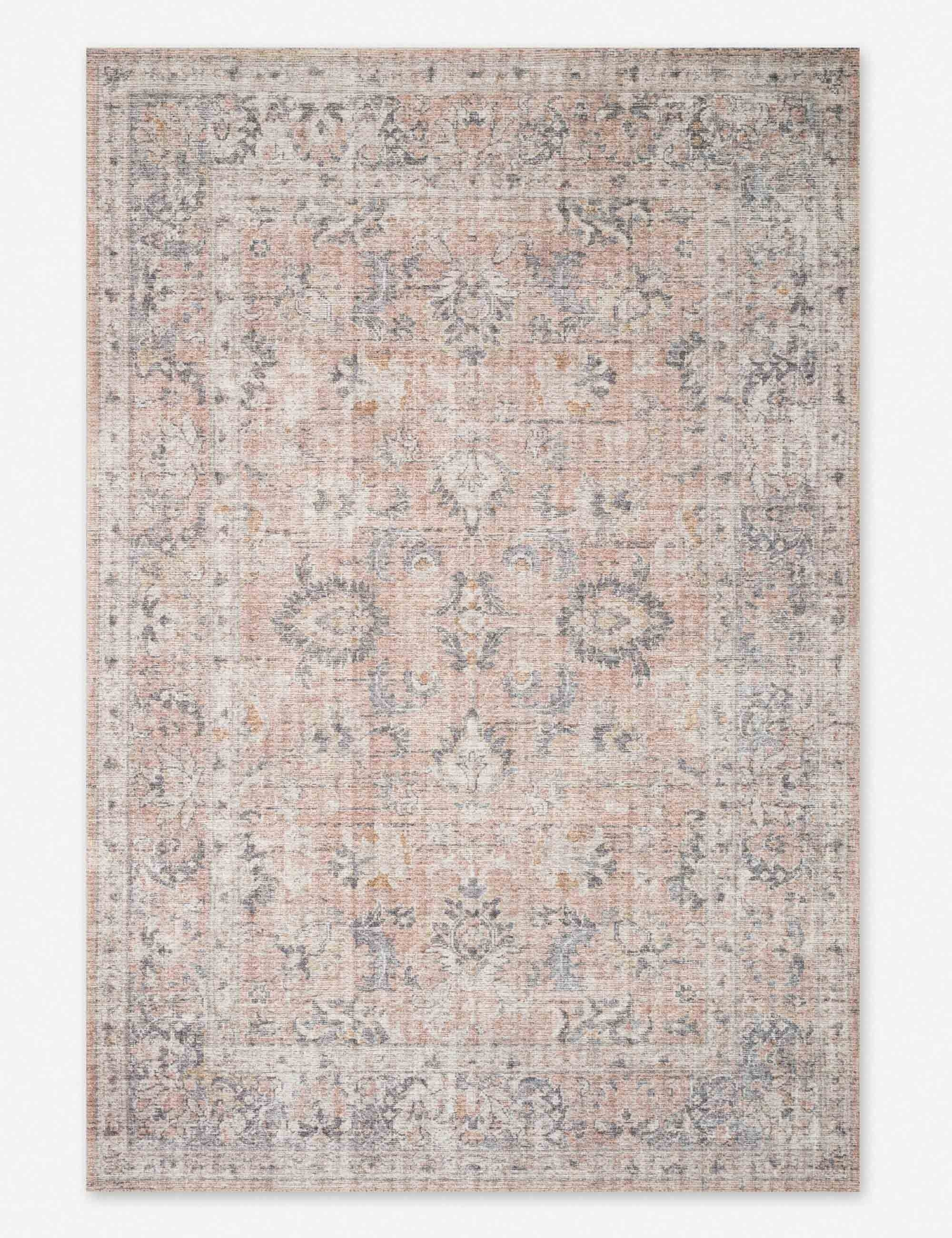 Roze Rug - Blush and Grey / 3'6" x 5'6"