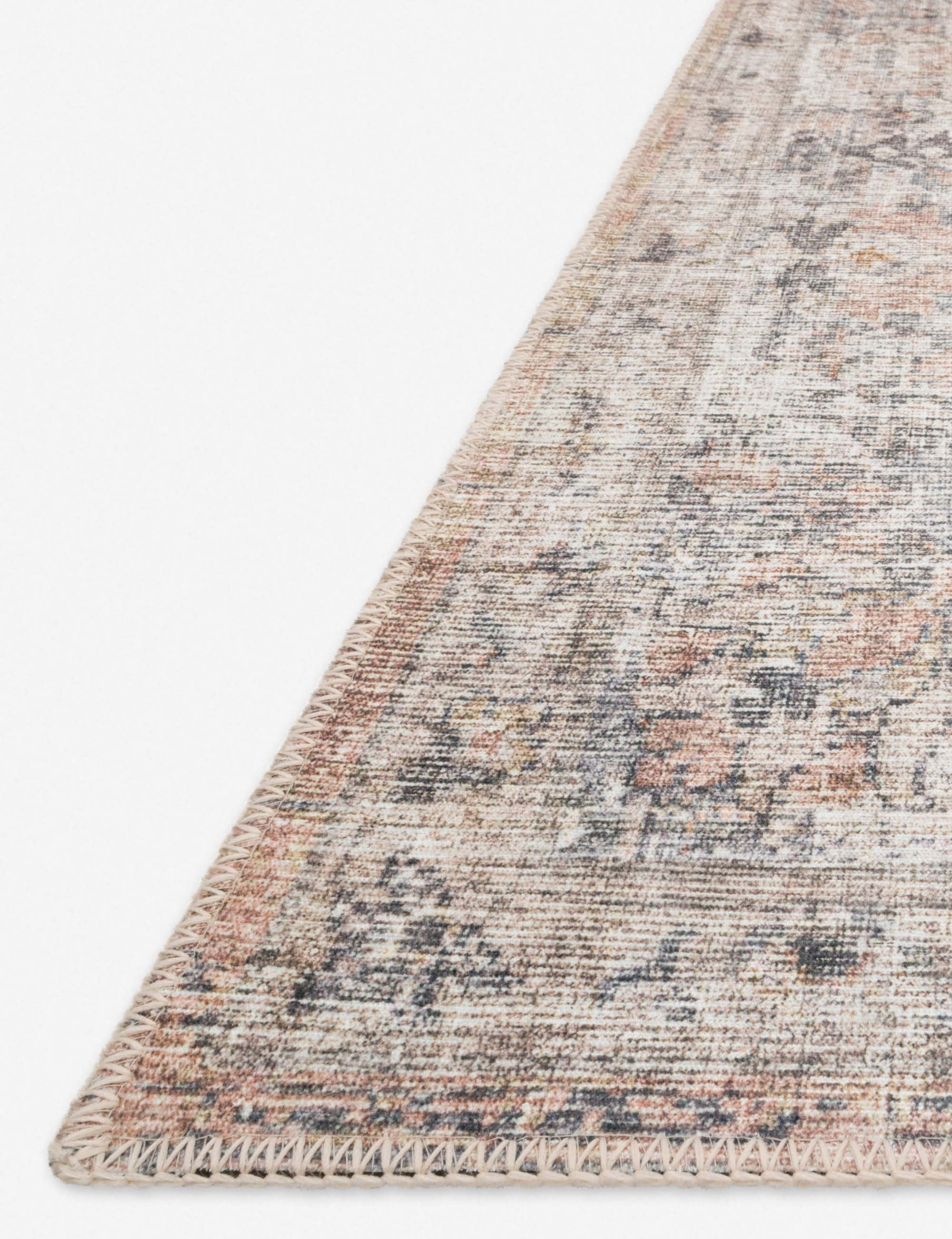 Roze Rug - Blush and Grey / 3'6" x 5'6"