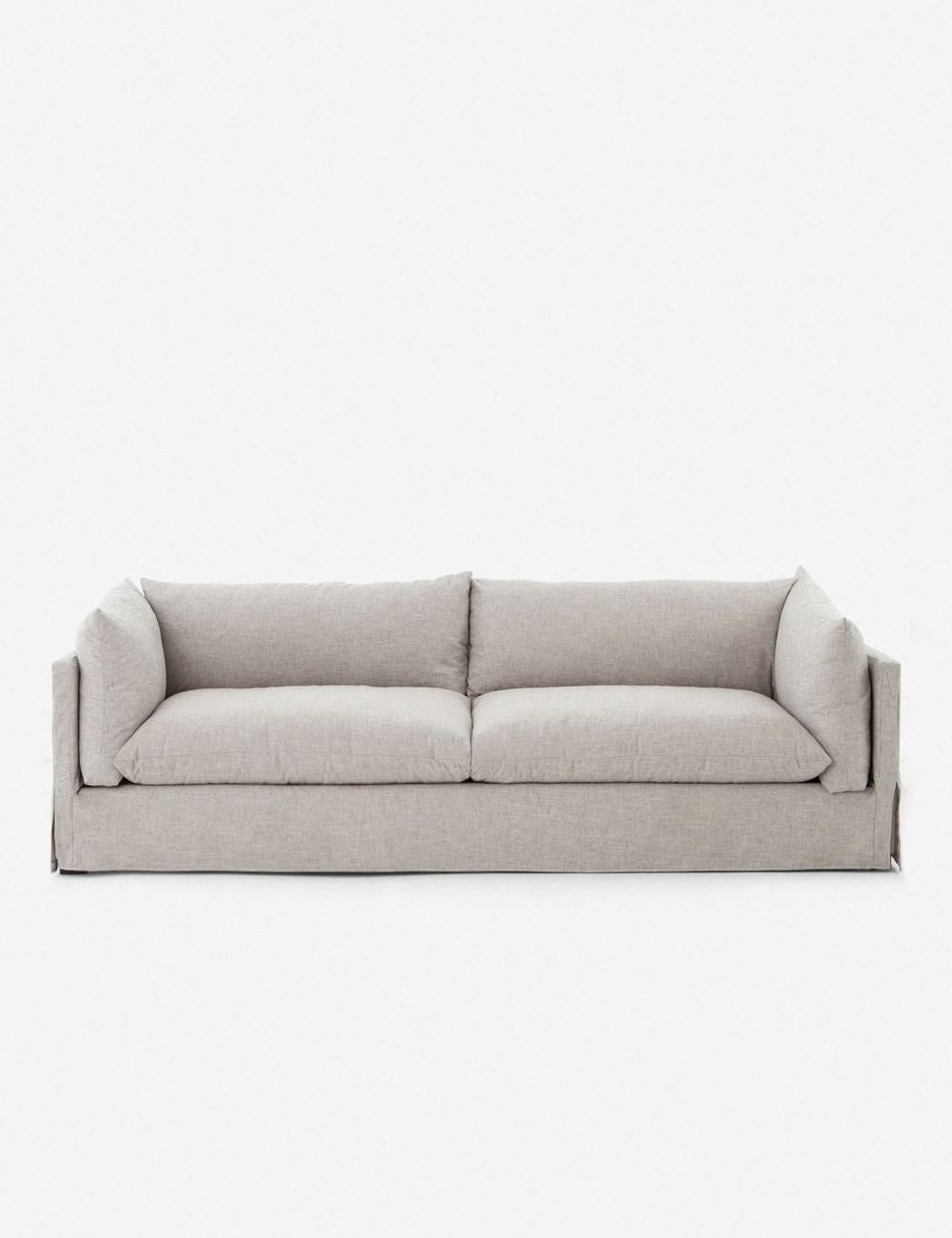 Arlen Slipcover Sofa - Light Gray / 90"W