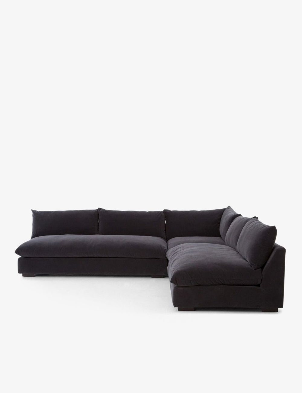 Decima Sectional Sofa - Charcoal Gray