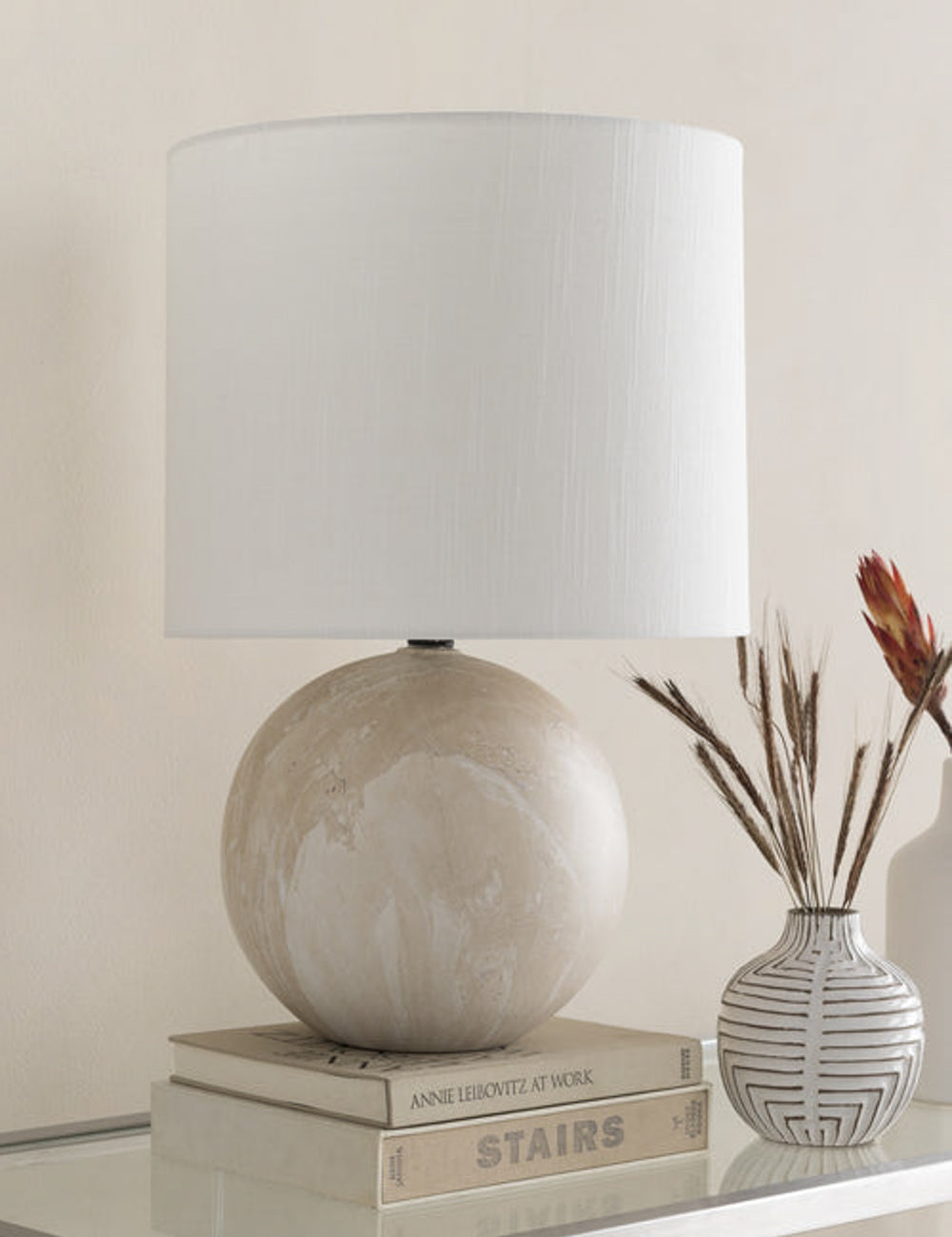 Vivienne Table Lamp - Tan
