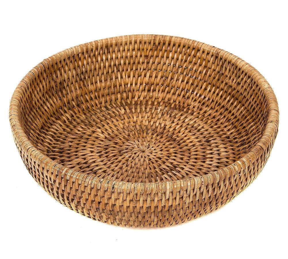 Tava Handwoven Rattan Fruit Bowl