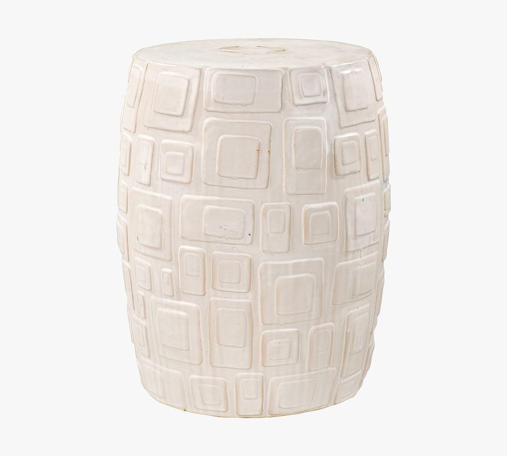 Calvin Ceramic Accent Stool