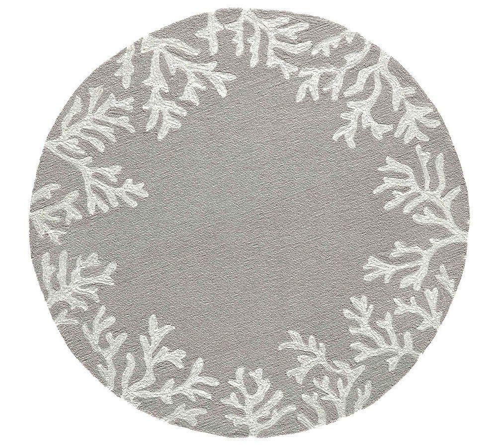 Coral Border Outdoor Rug