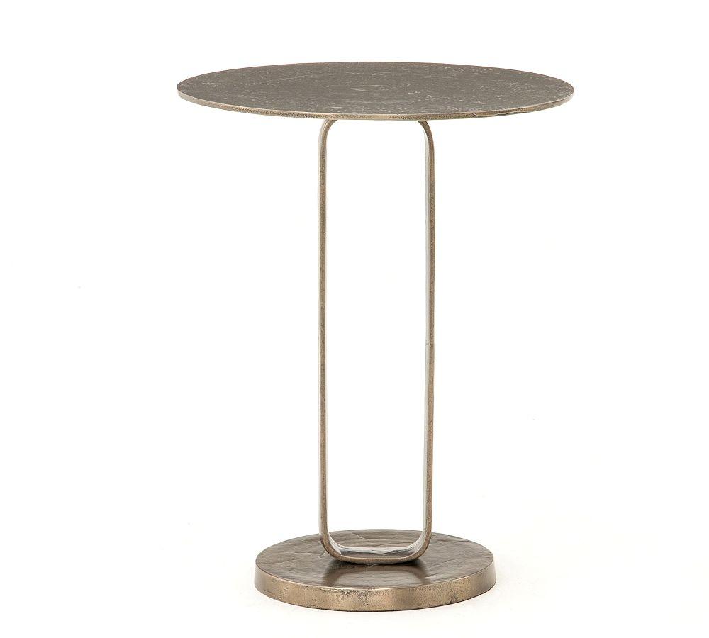 Alethea Indoor / Outdoor Side Table - Aged Bronze