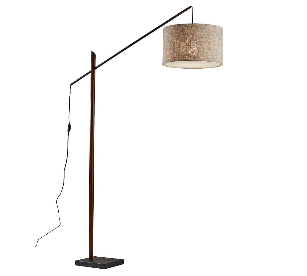 Cornelius Wood Arc Sectional Floor Lamp (85")