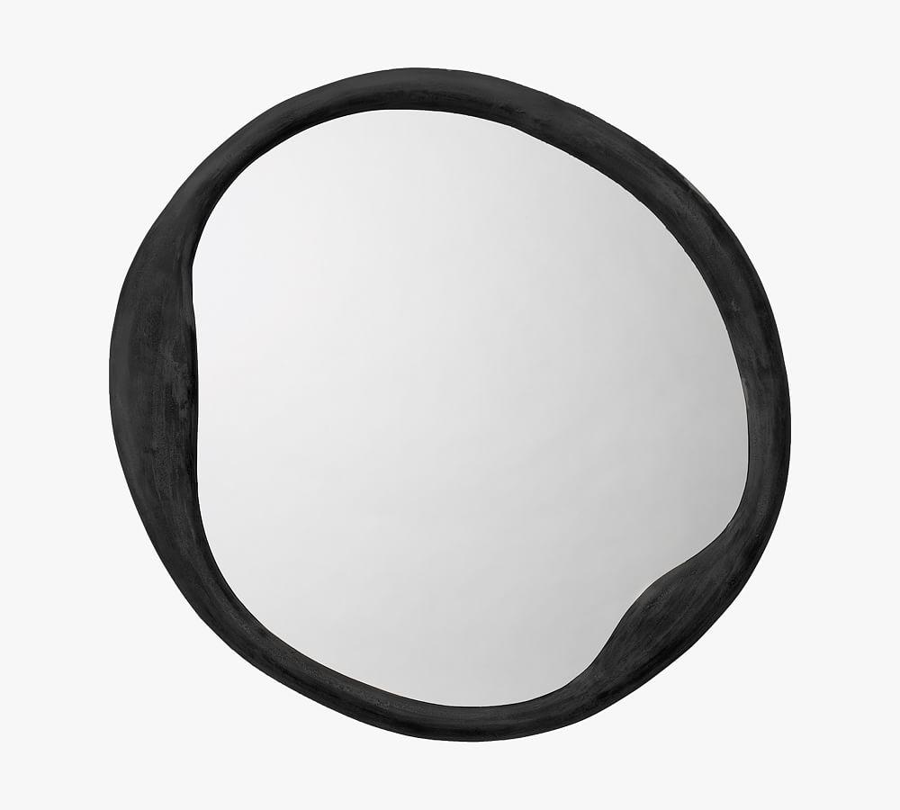 Doreen Round Mirror - Black