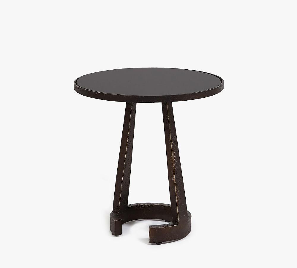 Florence Round Marble Accent Table