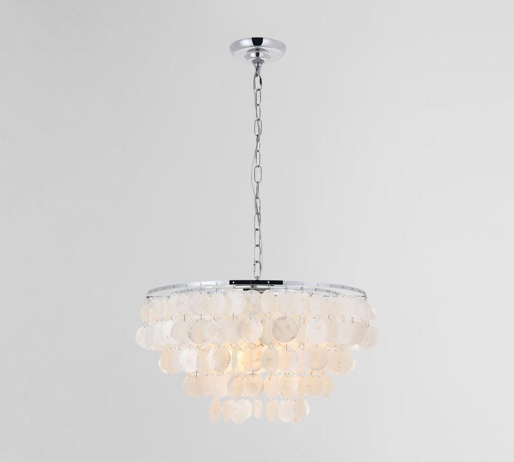 Elegant Lighting Selene 4 light Chrome Pendant