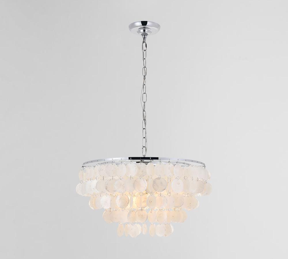 Elegant Lighting Selene 4 light Chrome Pendant