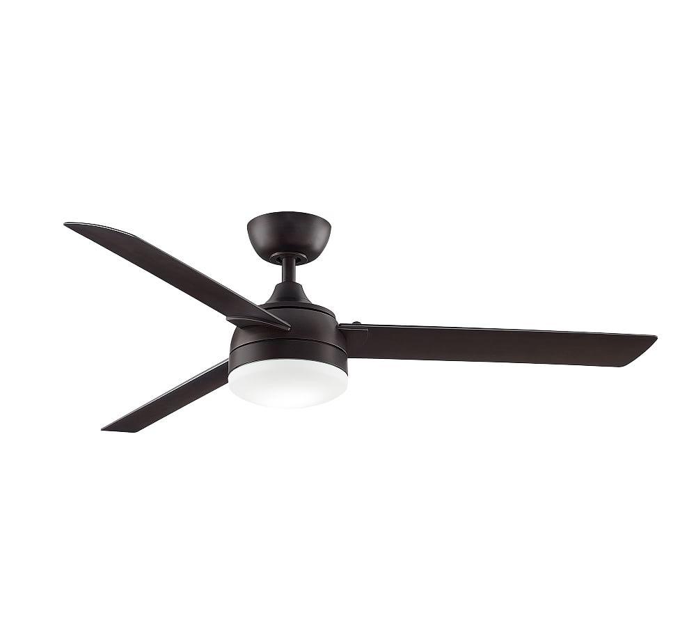 Alya Indoor / Outdoor Ceiling Fan + Light - Dark Bronze