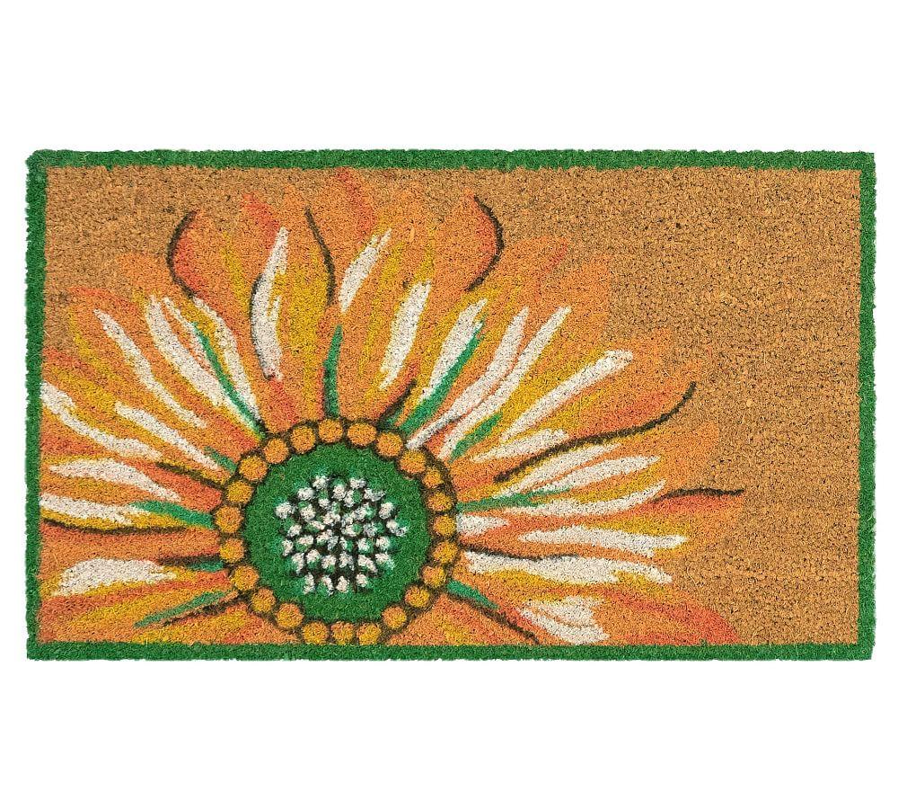 Sunlit Sunflower Coir Outdoor Welcome Mat 36.5" x 24.5"