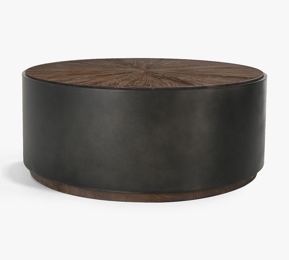Brockton Round Reclaimed Wood Coffee Table (39.5")