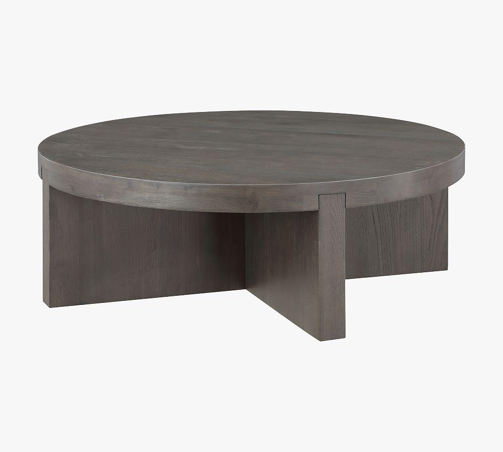 Alford Round Coffee Table - Brown